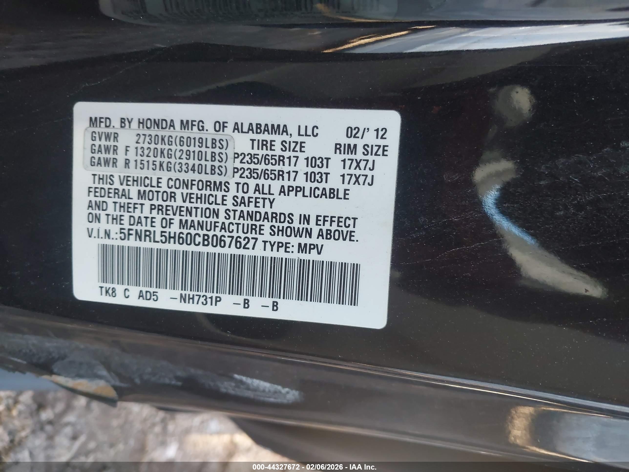 HONDA ODYSSEY image 9