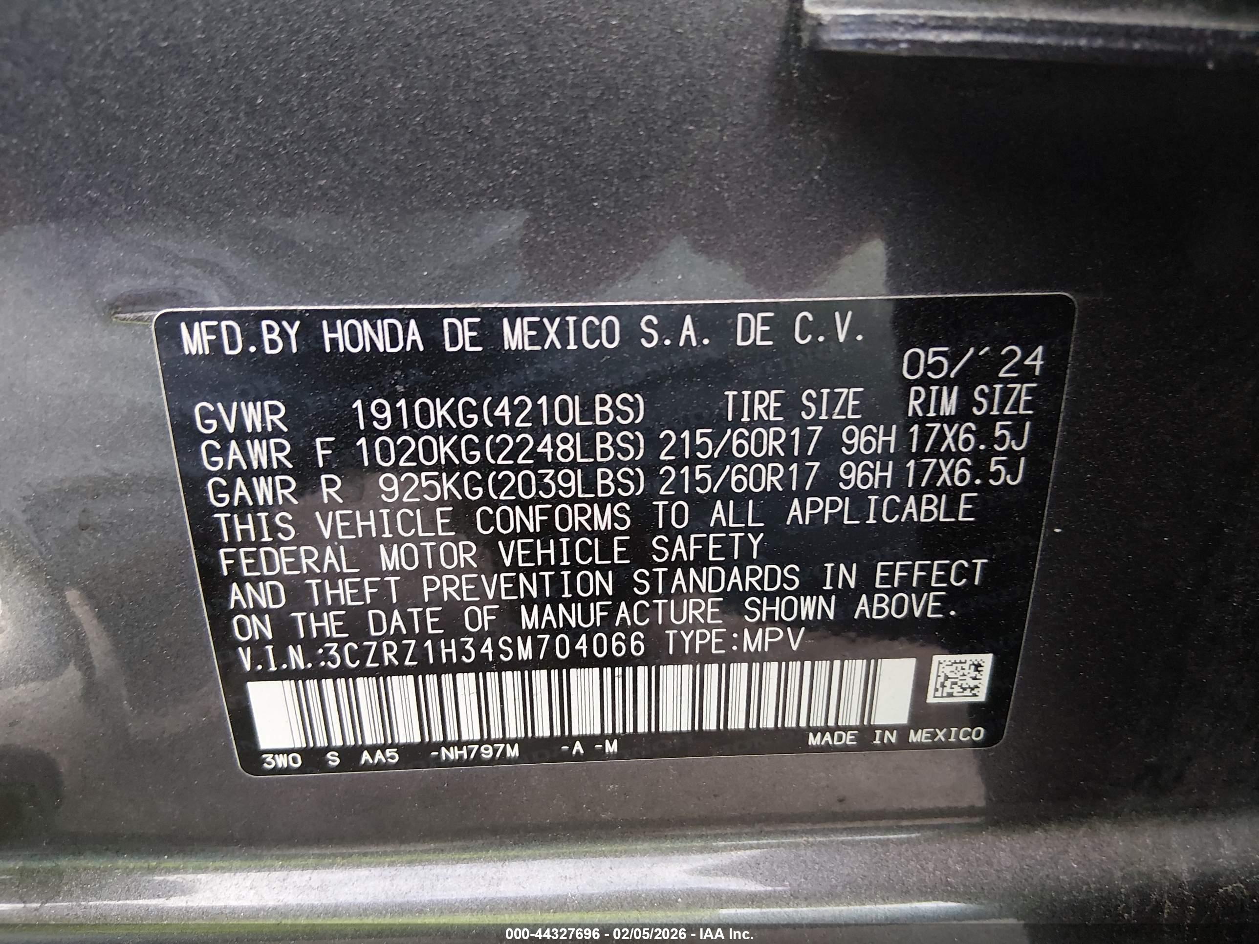 HONDA HR-V image 9
