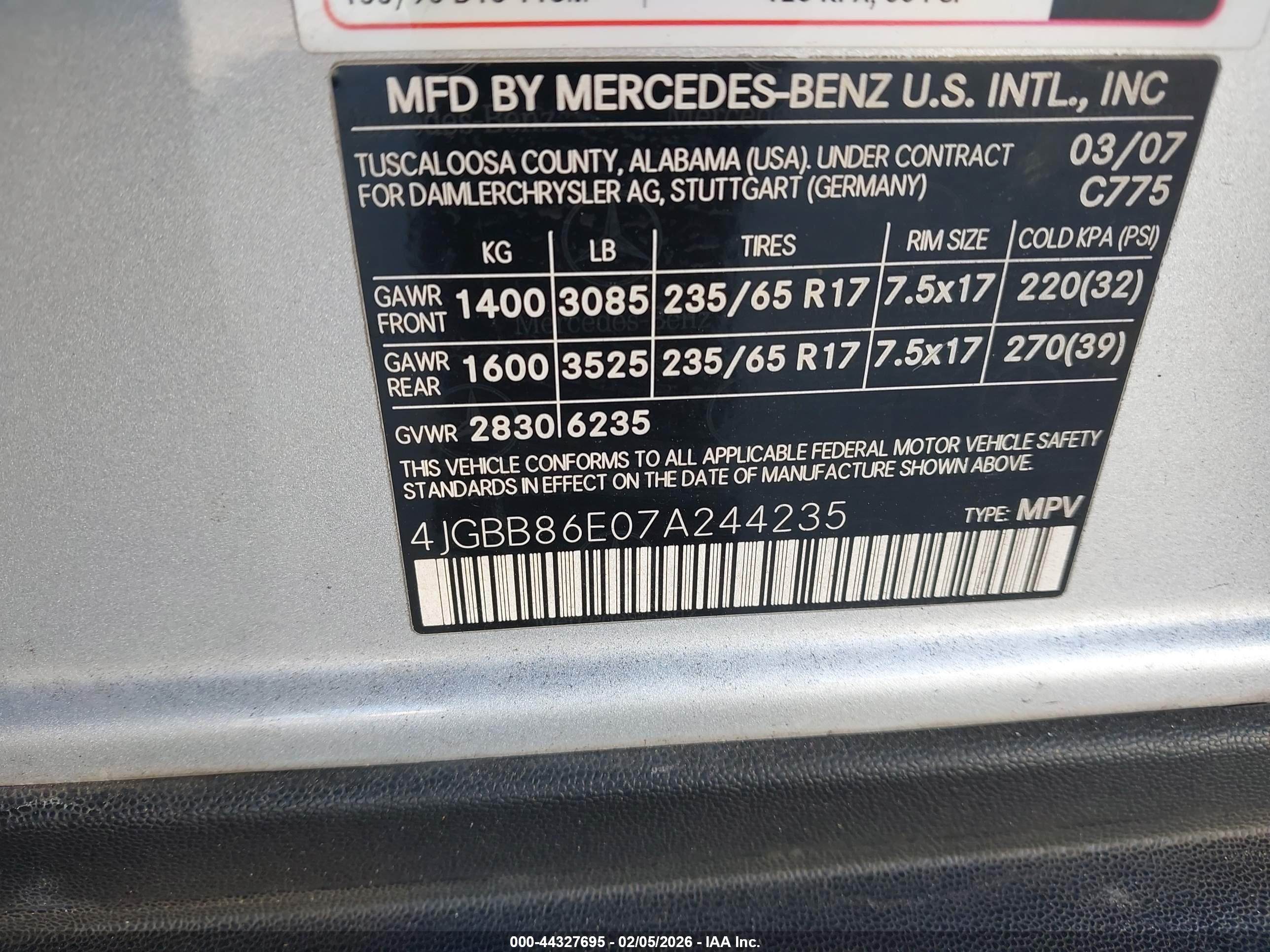 MERCEDES-BENZ ML image 9