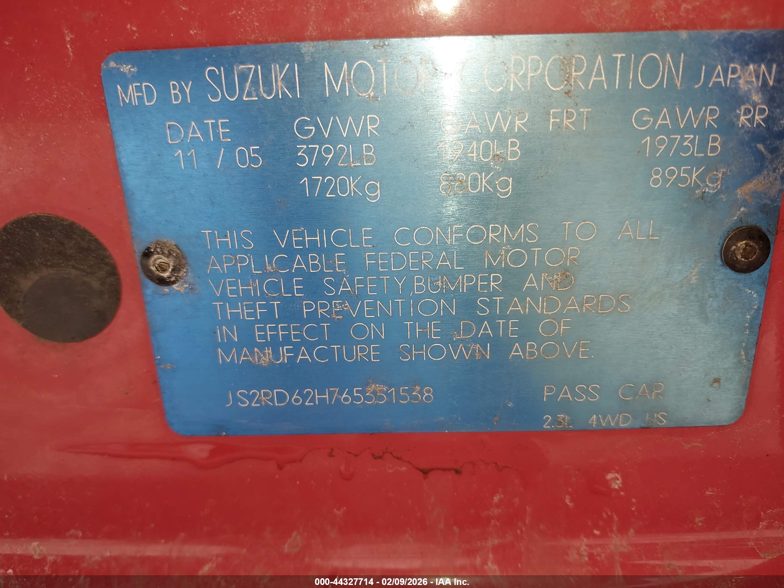 SUZUKI AERIO image 9