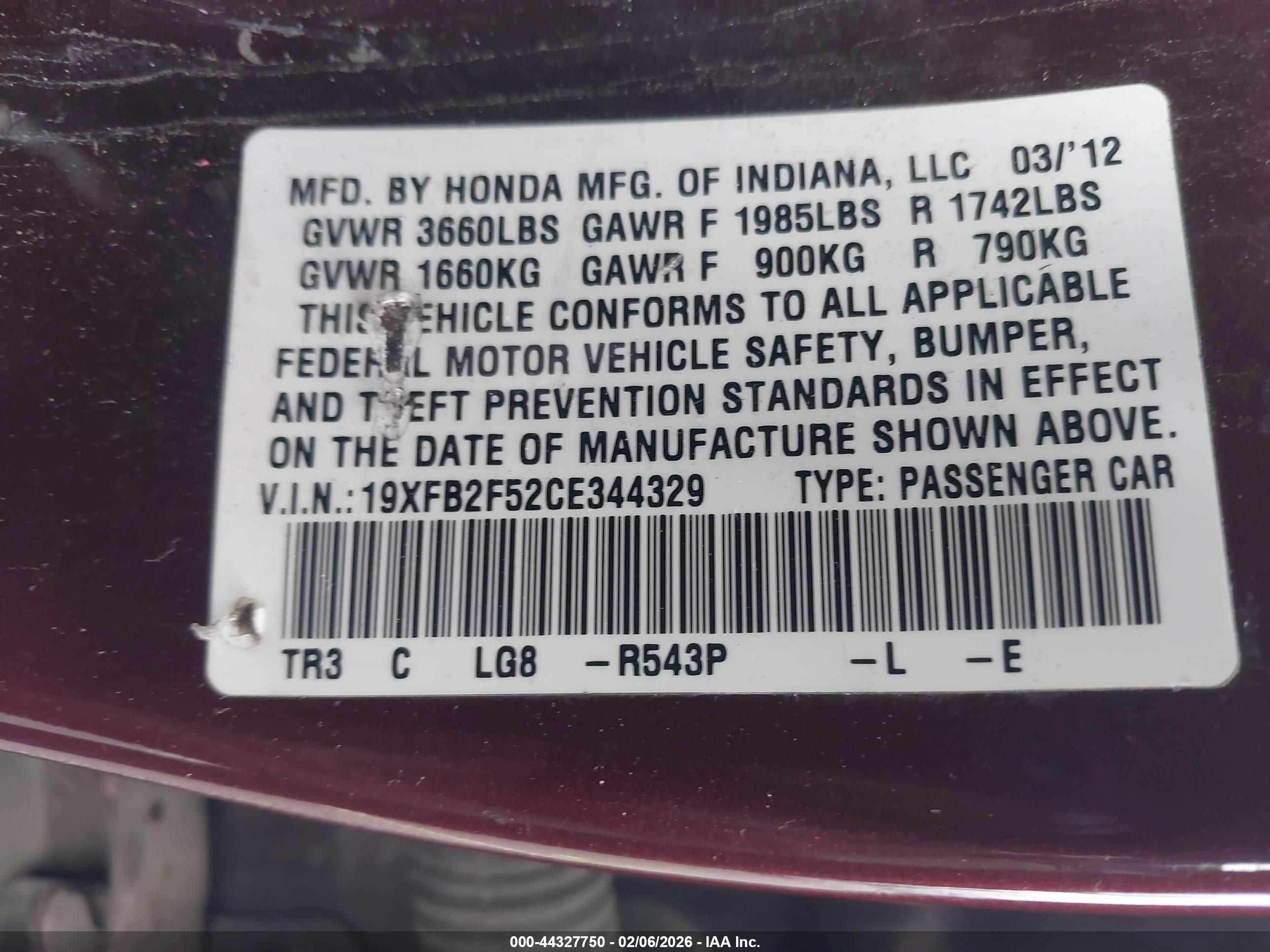 HONDA CIVIC image 9