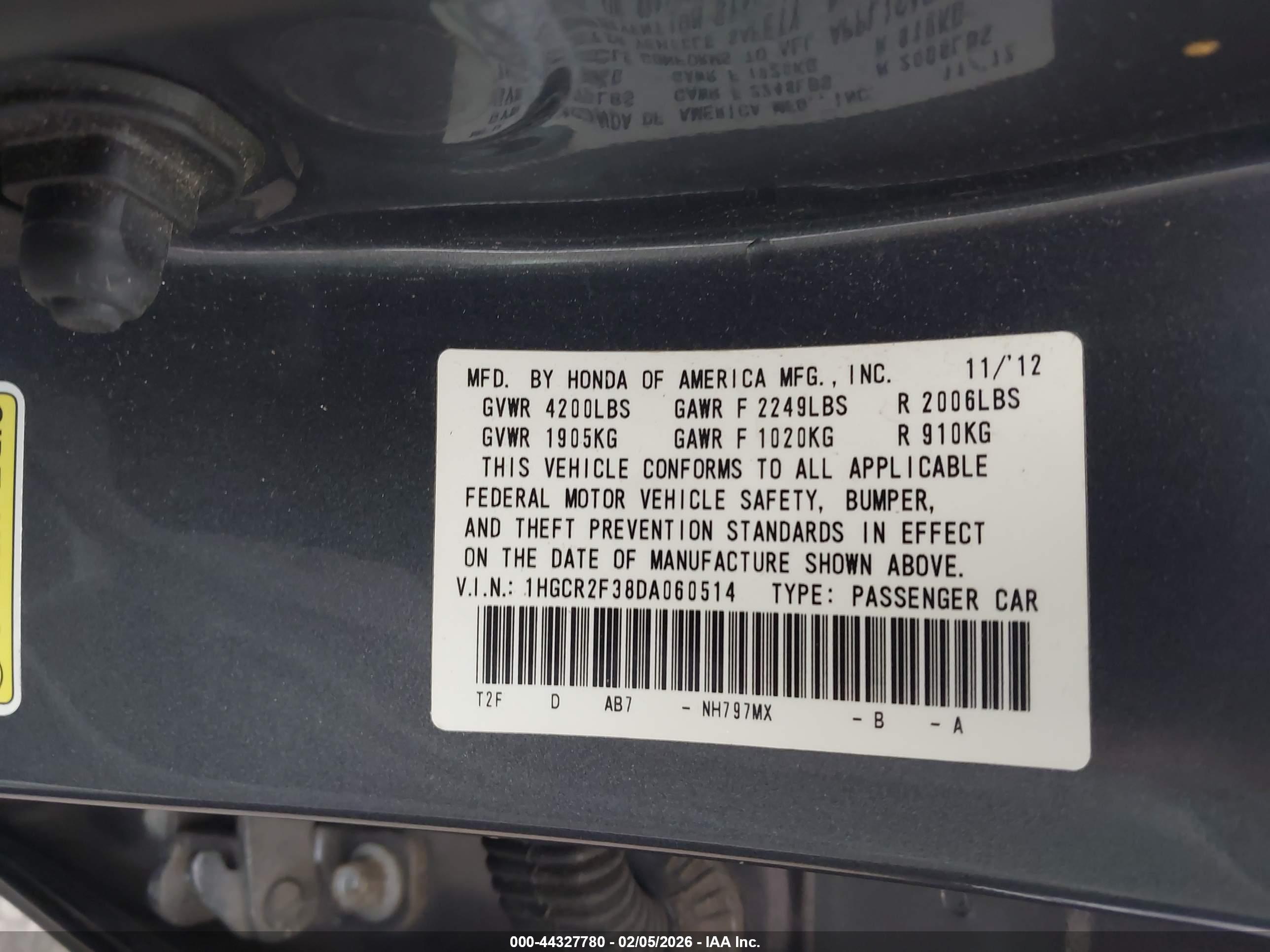 HONDA ACCORD image 9