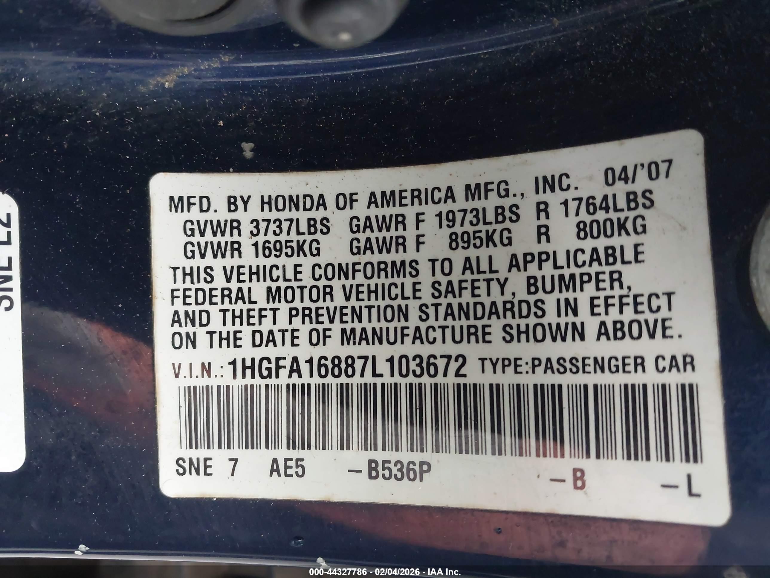 HONDA CIVIC image 9