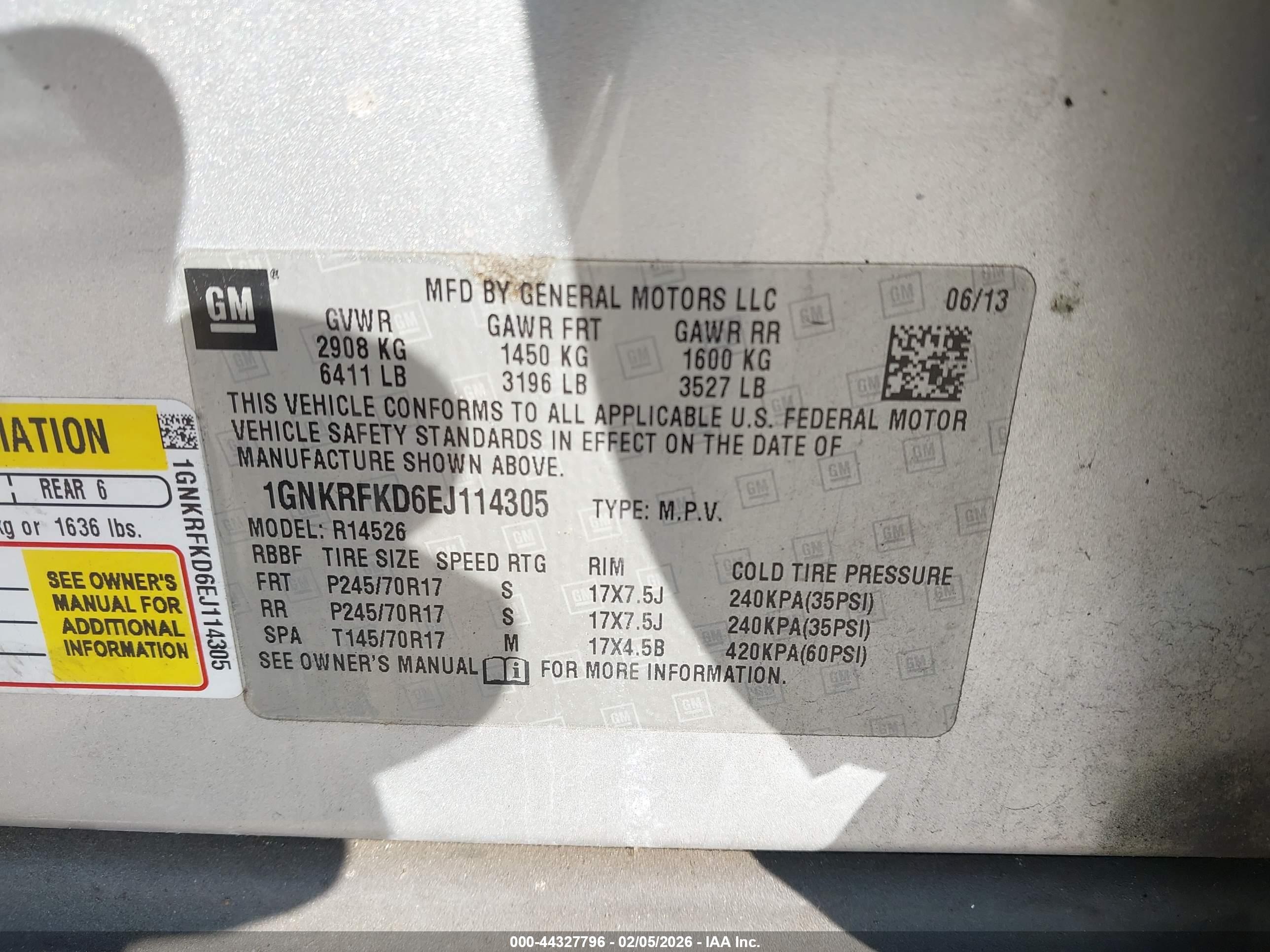CHEVROLET TRAVERSE image 9