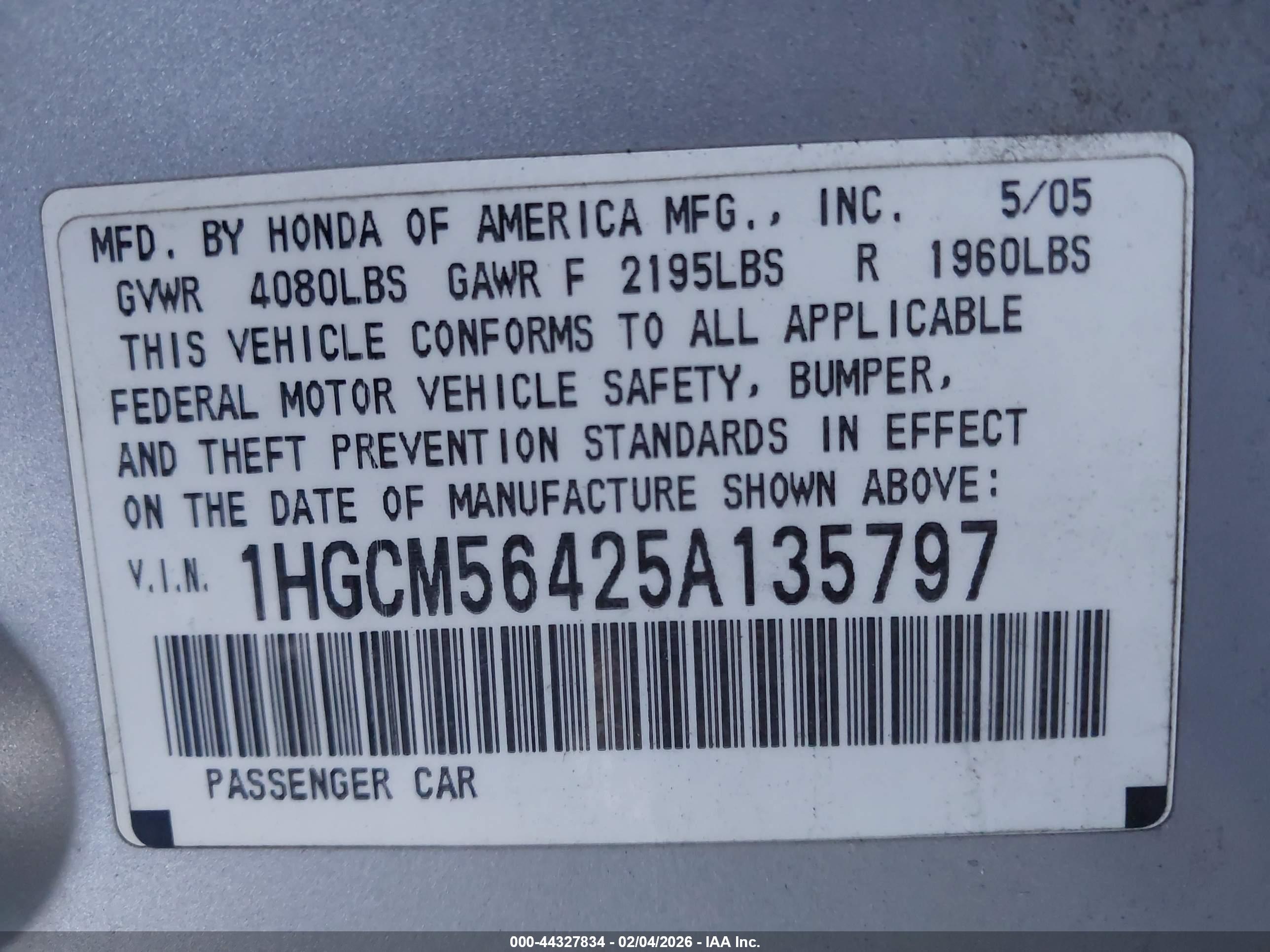HONDA ACCORD image 9