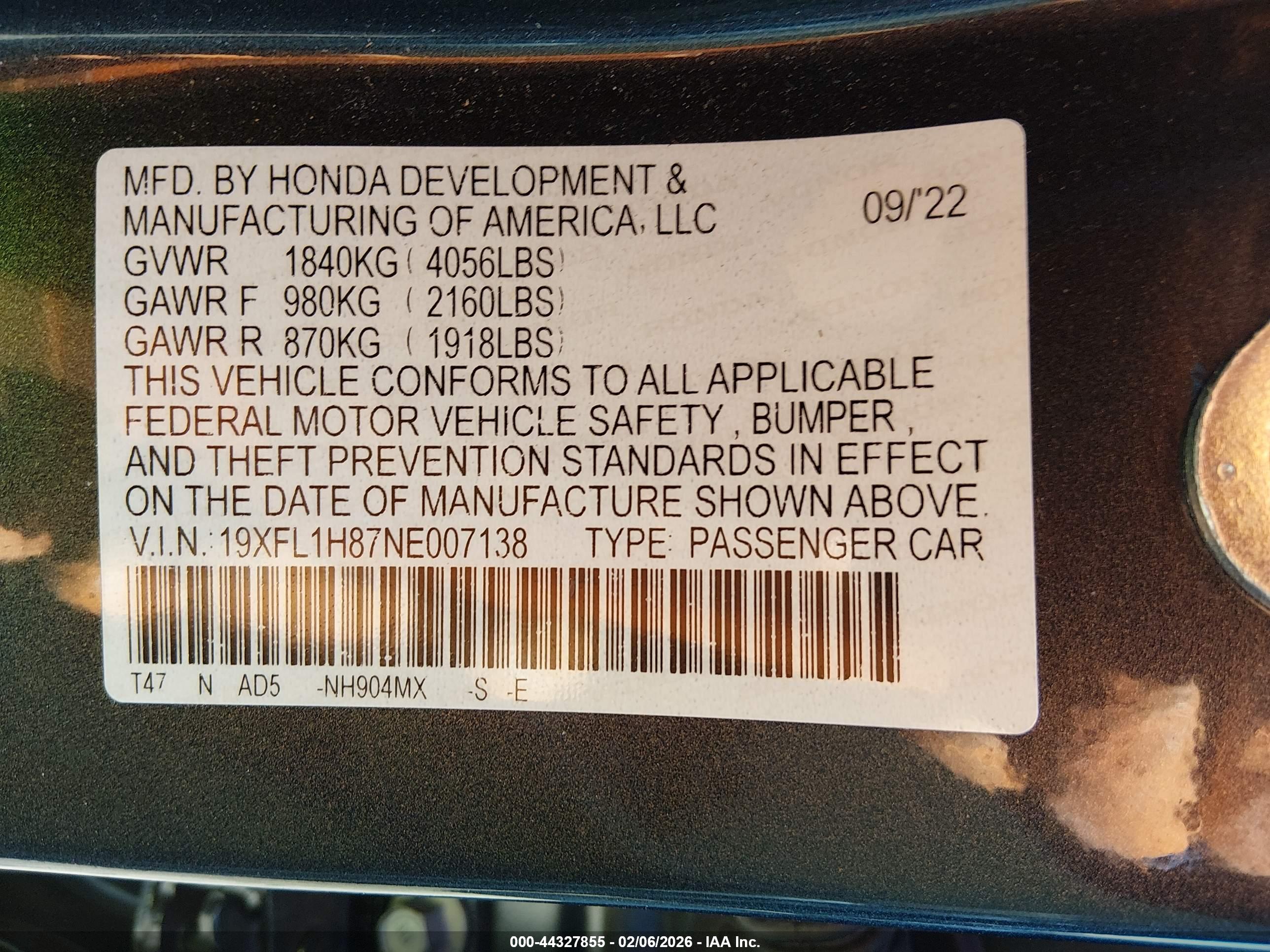HONDA CIVIC image 9
