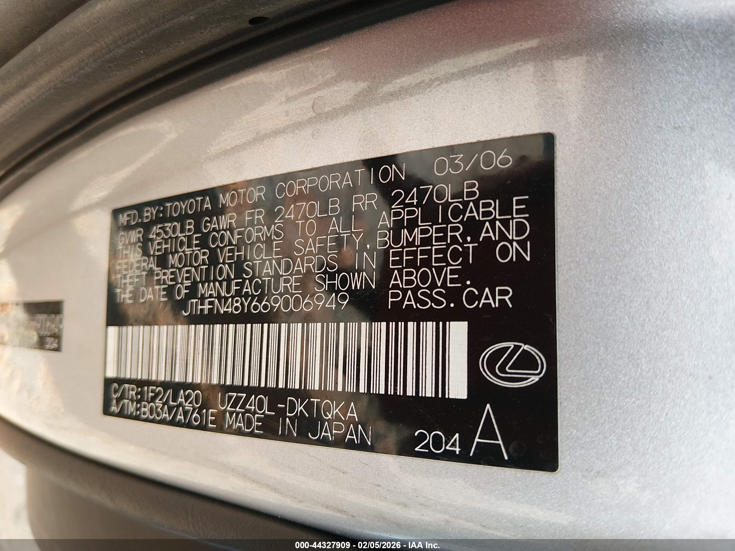 LEXUS SC image 9