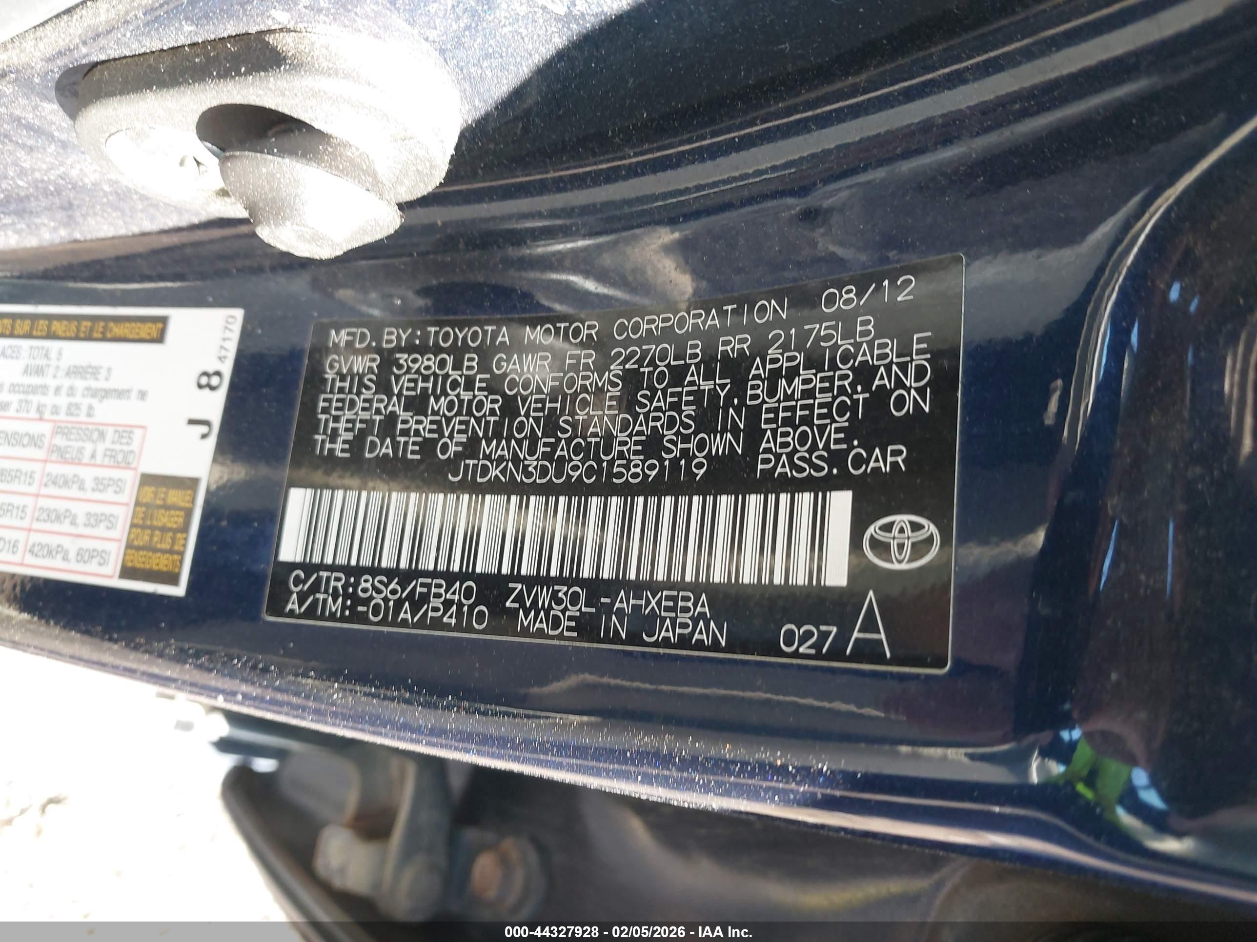 TOYOTA PRIUS image 9