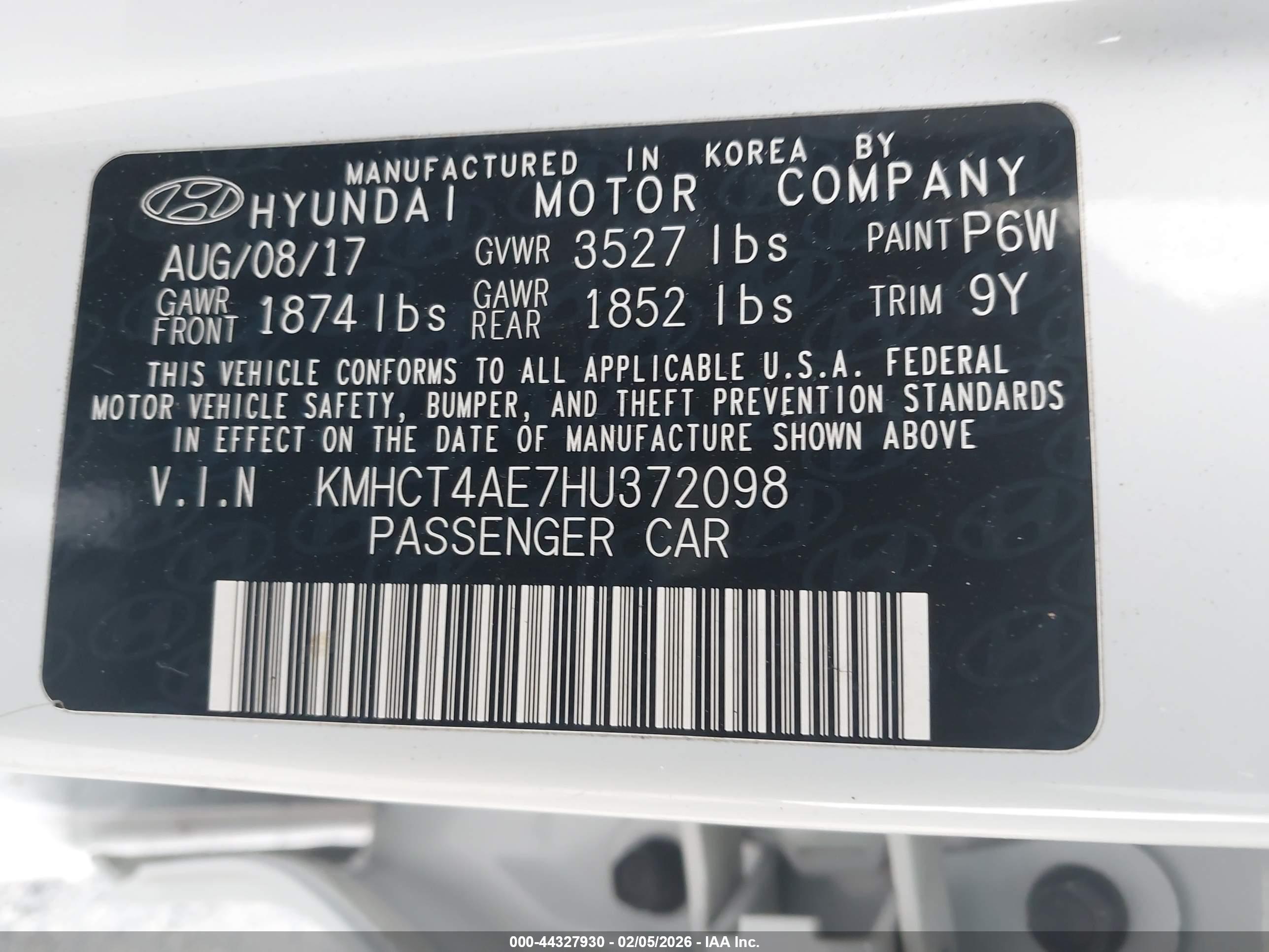 HYUNDAI ACCENT image 9