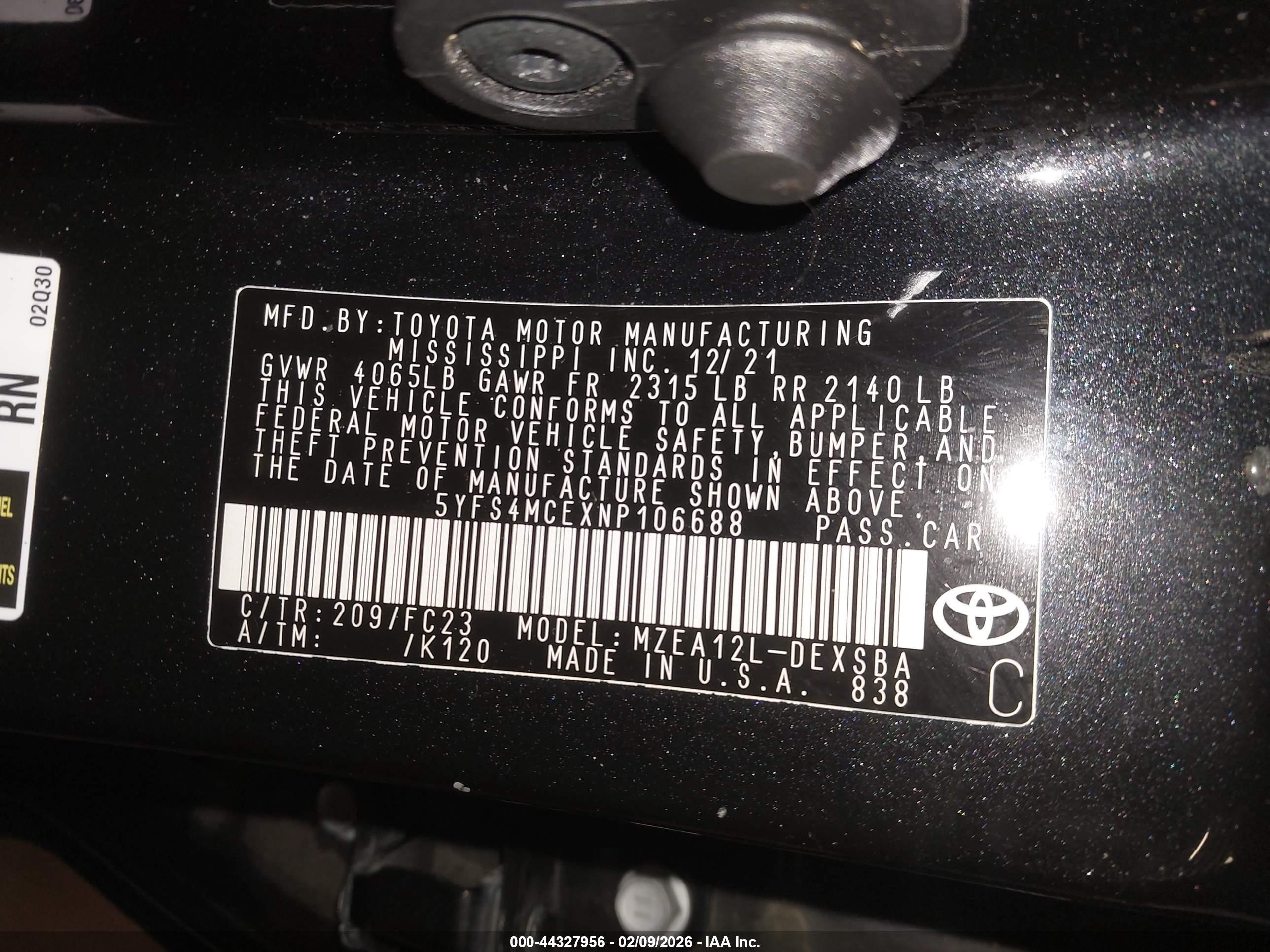 TOYOTA COROLLA image 9