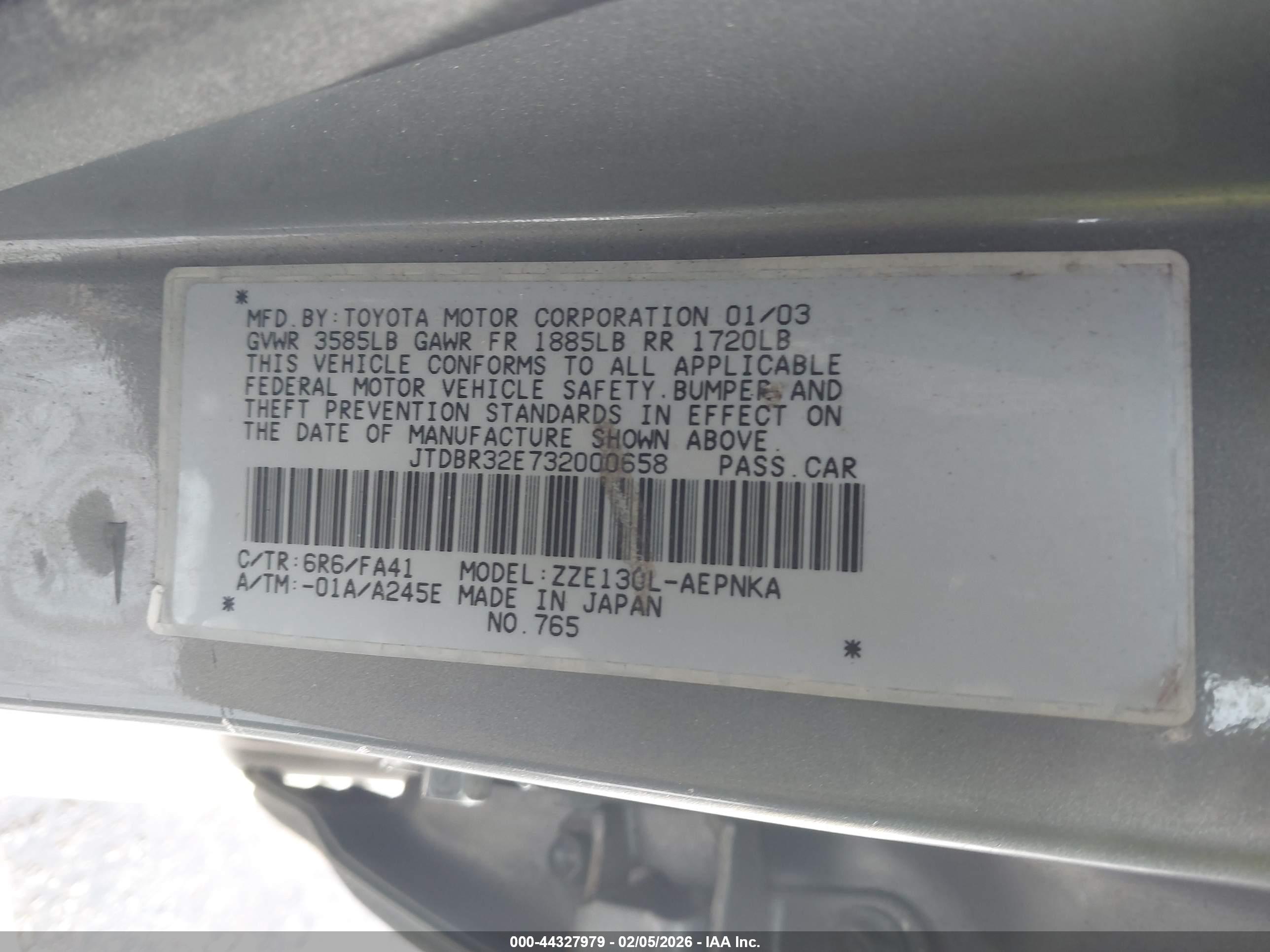 TOYOTA COROLLA image 9