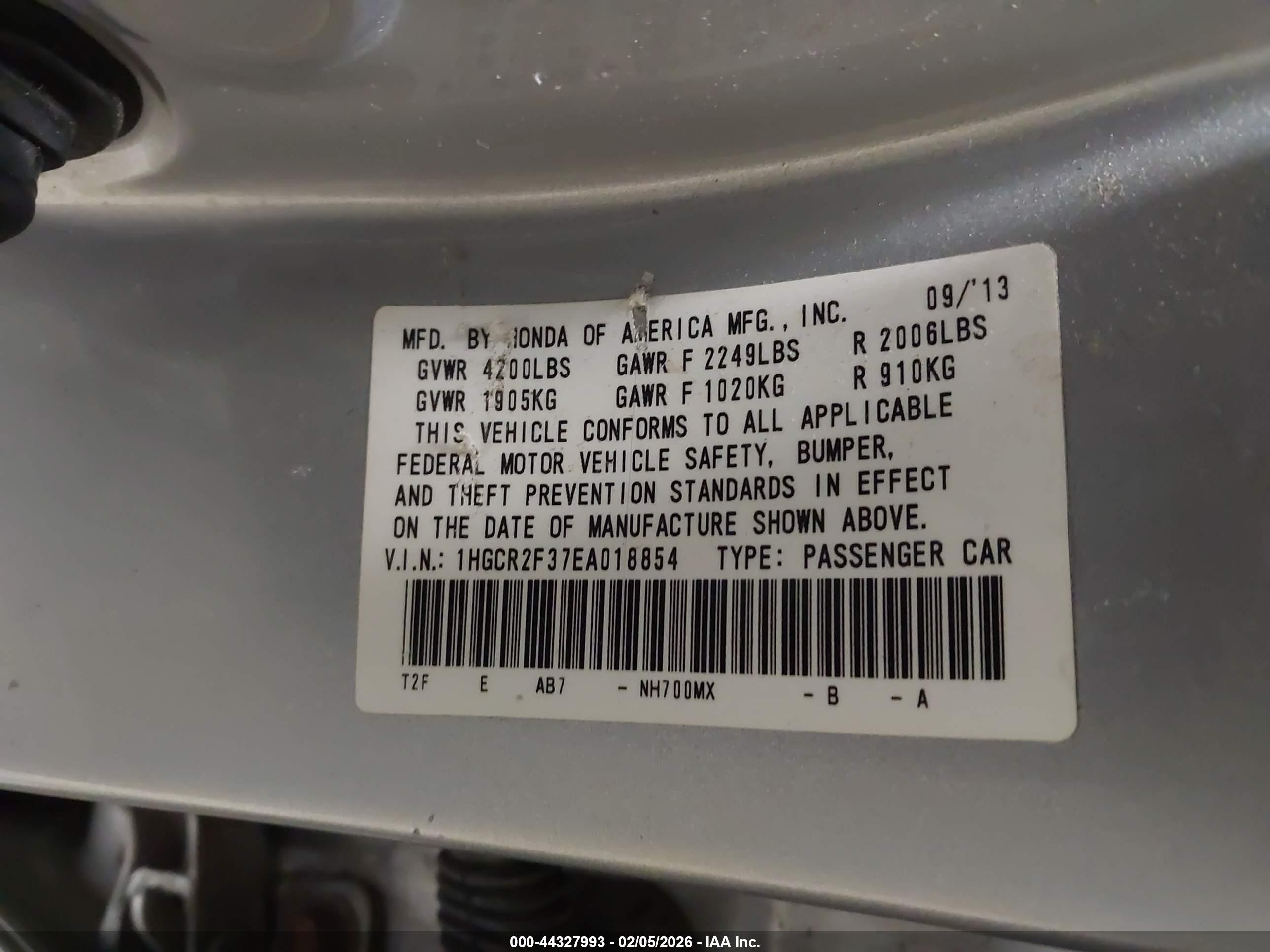 HONDA ACCORD image 9