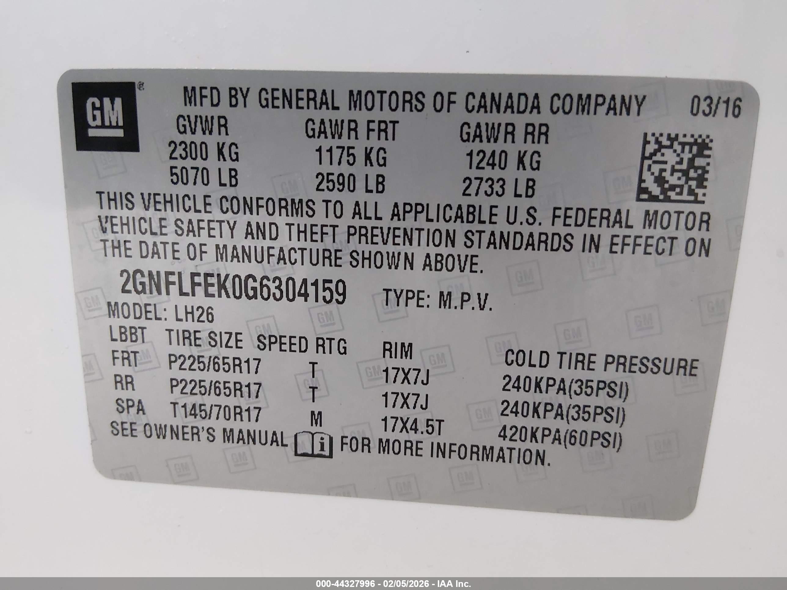 CHEVROLET EQUINOX image 9