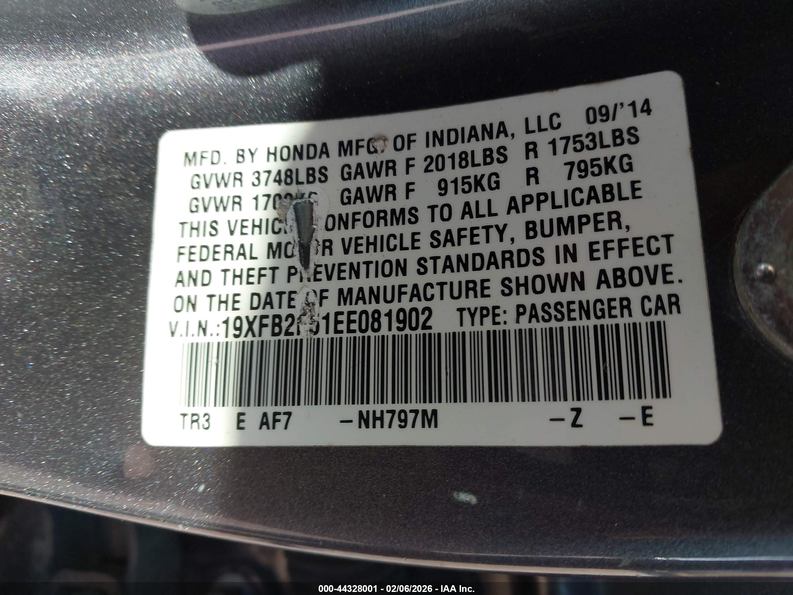 HONDA CIVIC image 9