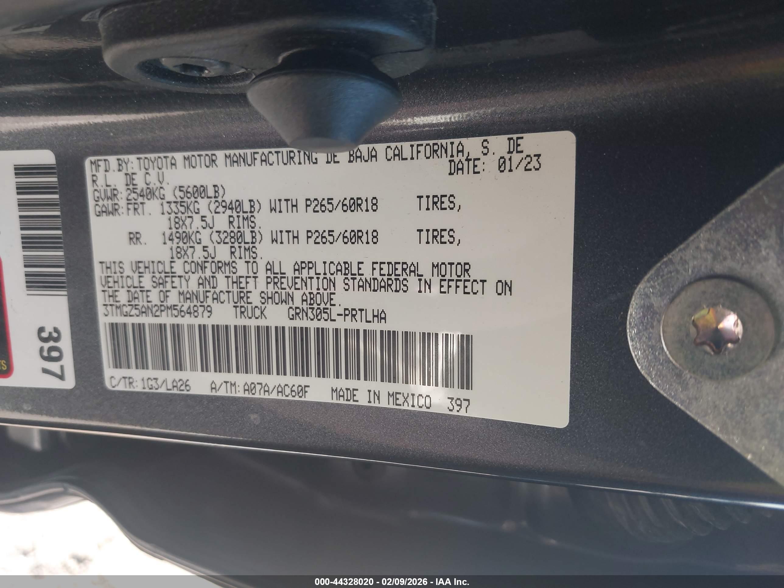 TOYOTA TACOMA image 9
