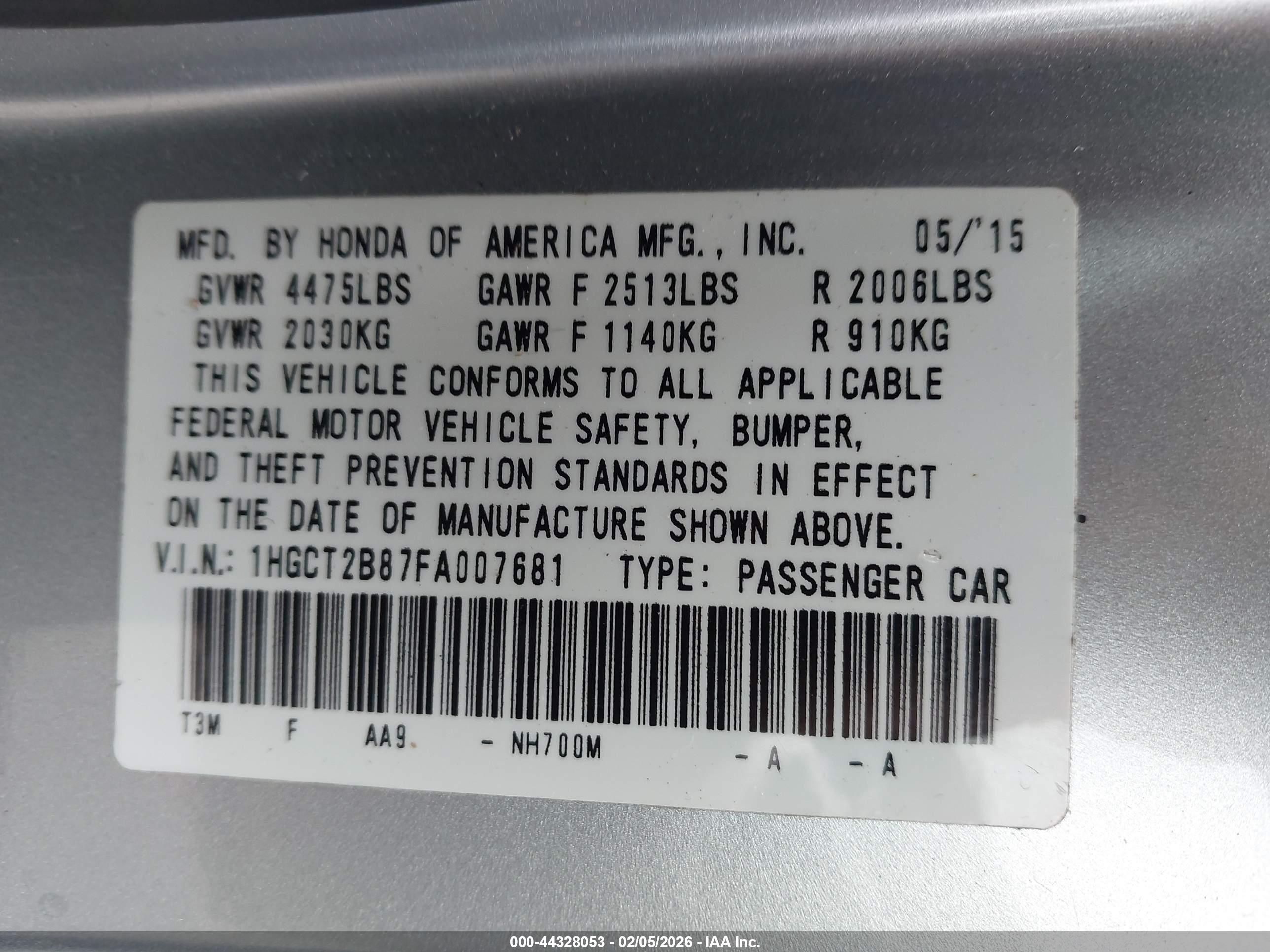 HONDA ACCORD image 9