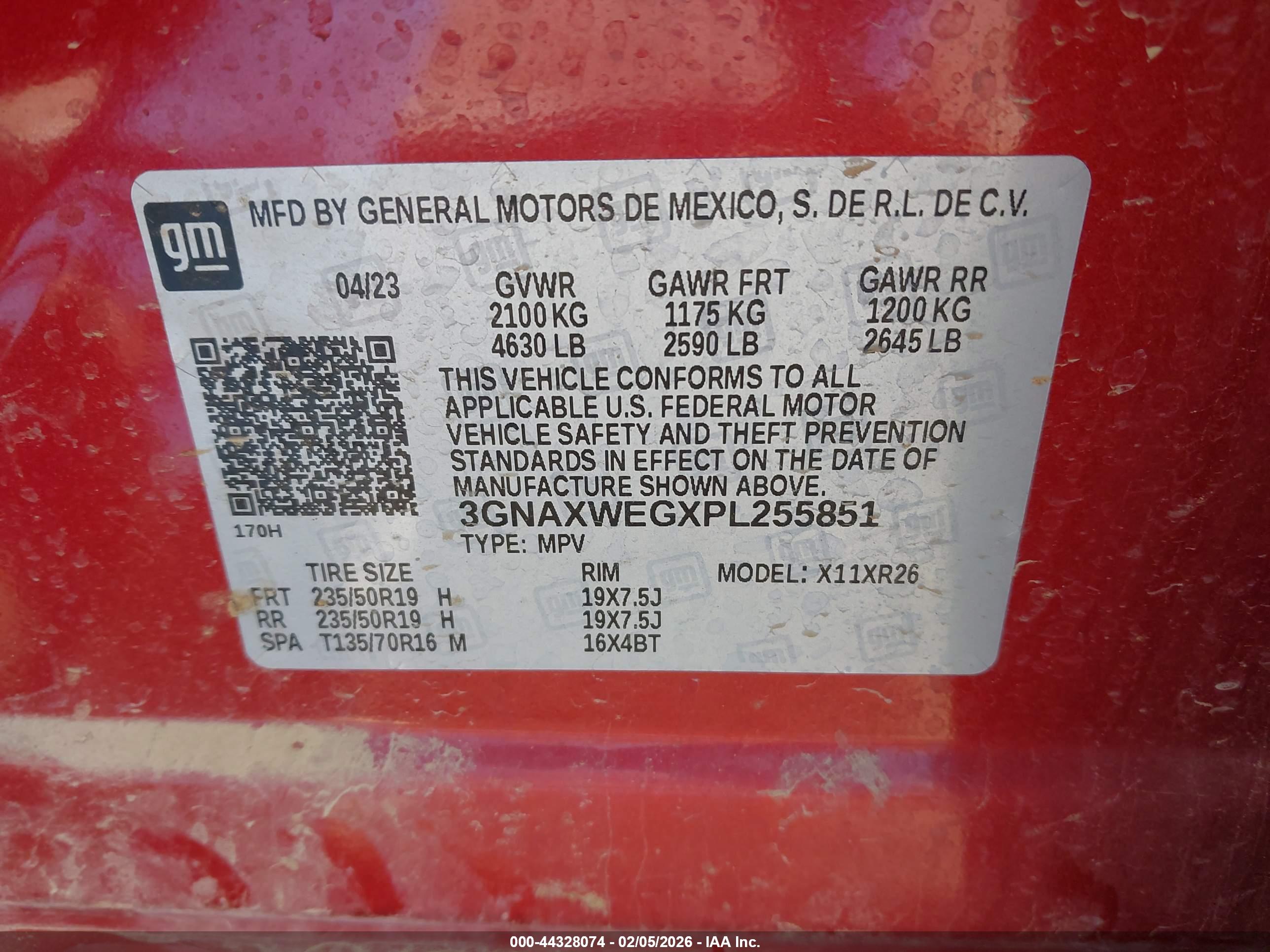 CHEVROLET EQUINOX image 9