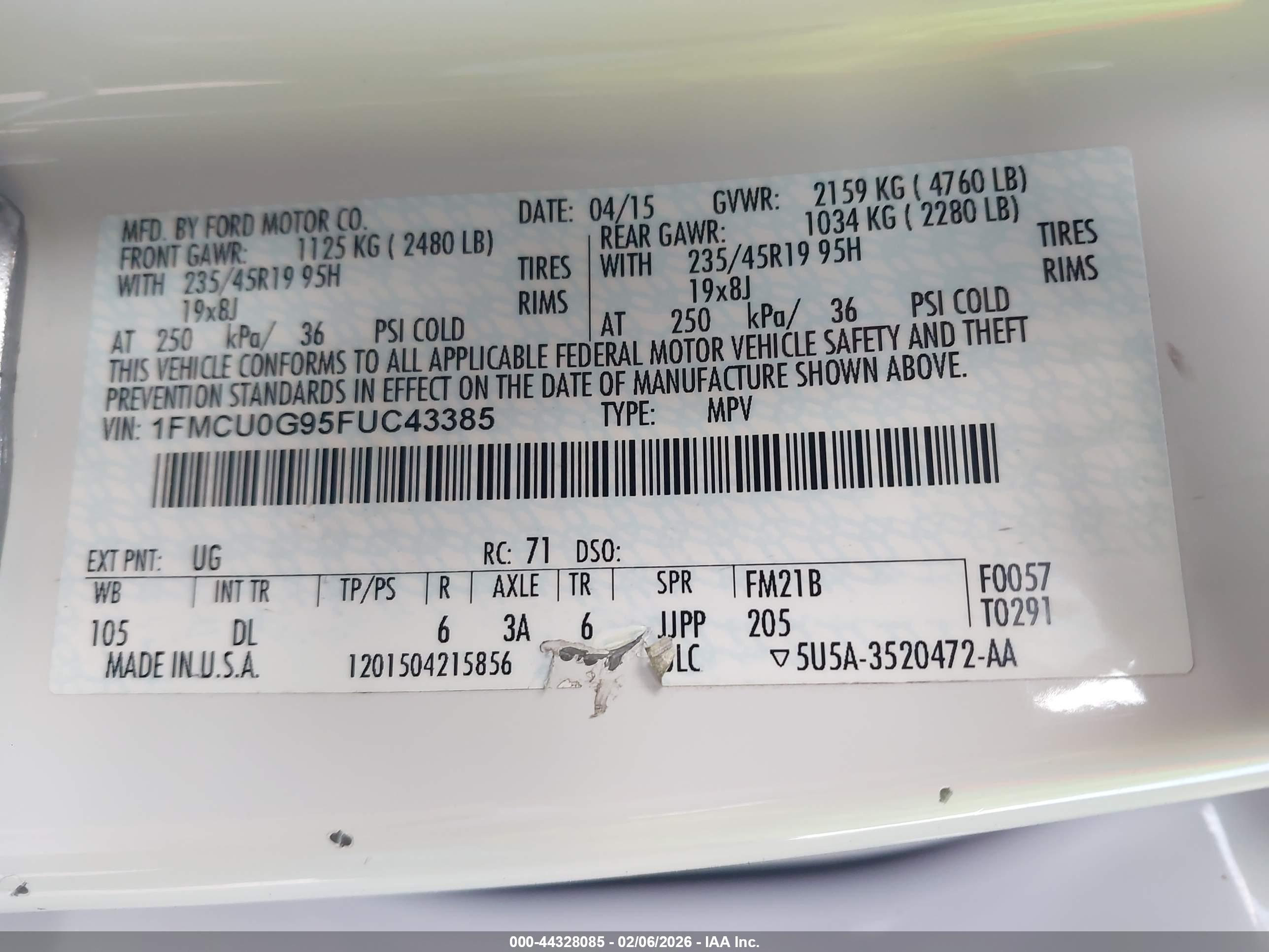 FORD ESCAPE image 9