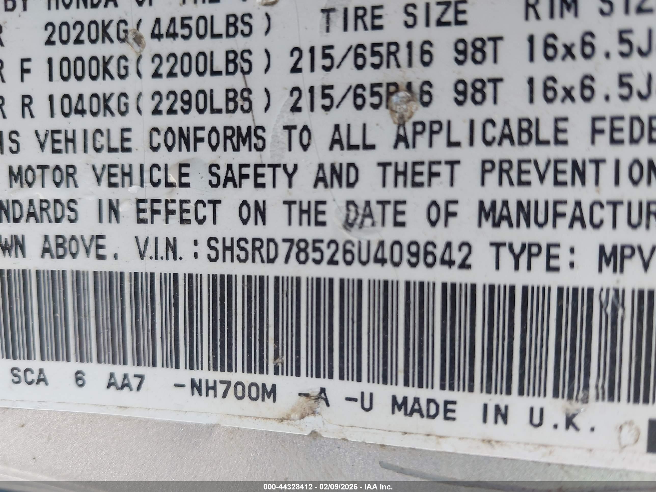 HONDA CR-V image 9