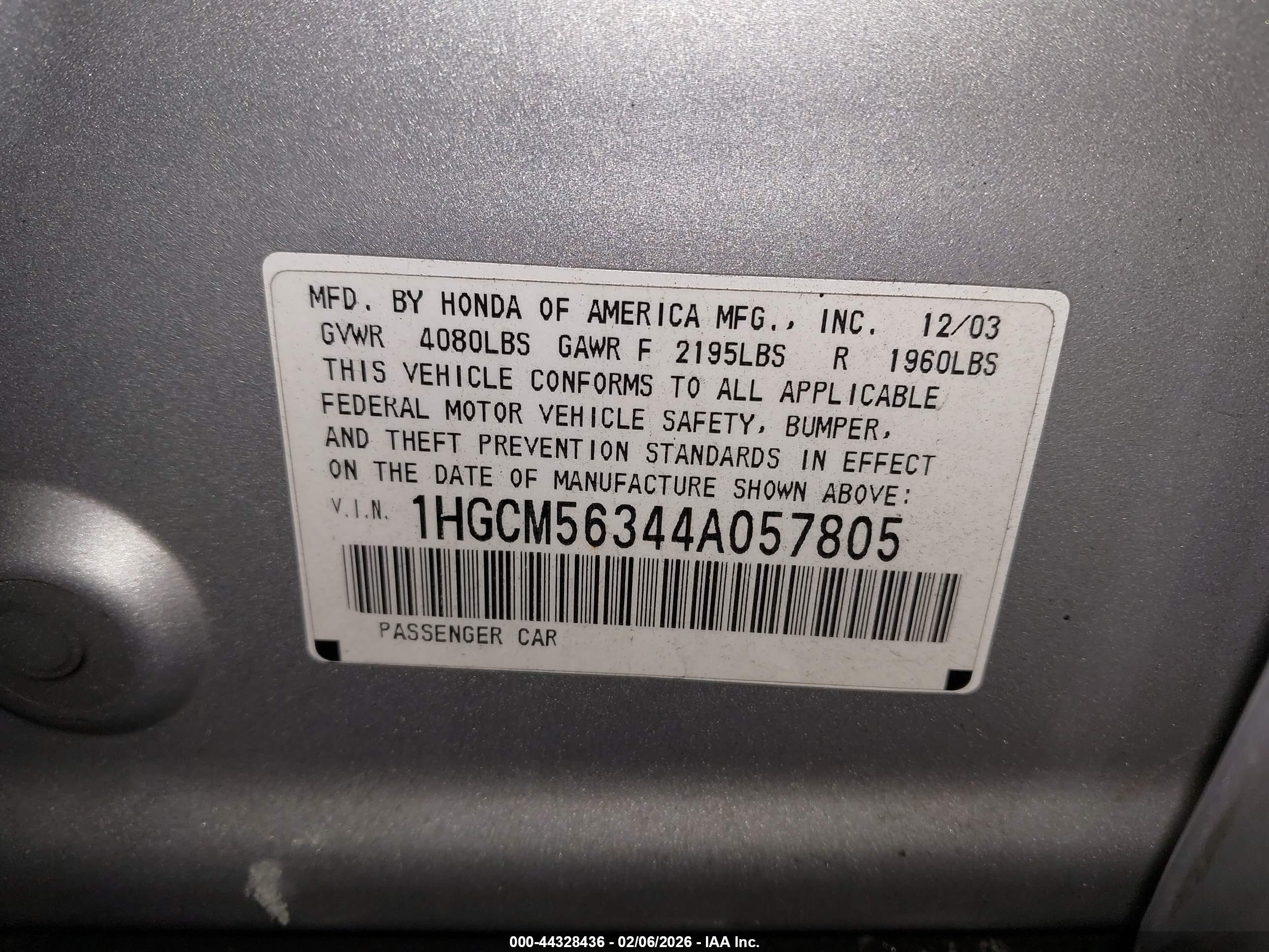 HONDA ACCORD image 9