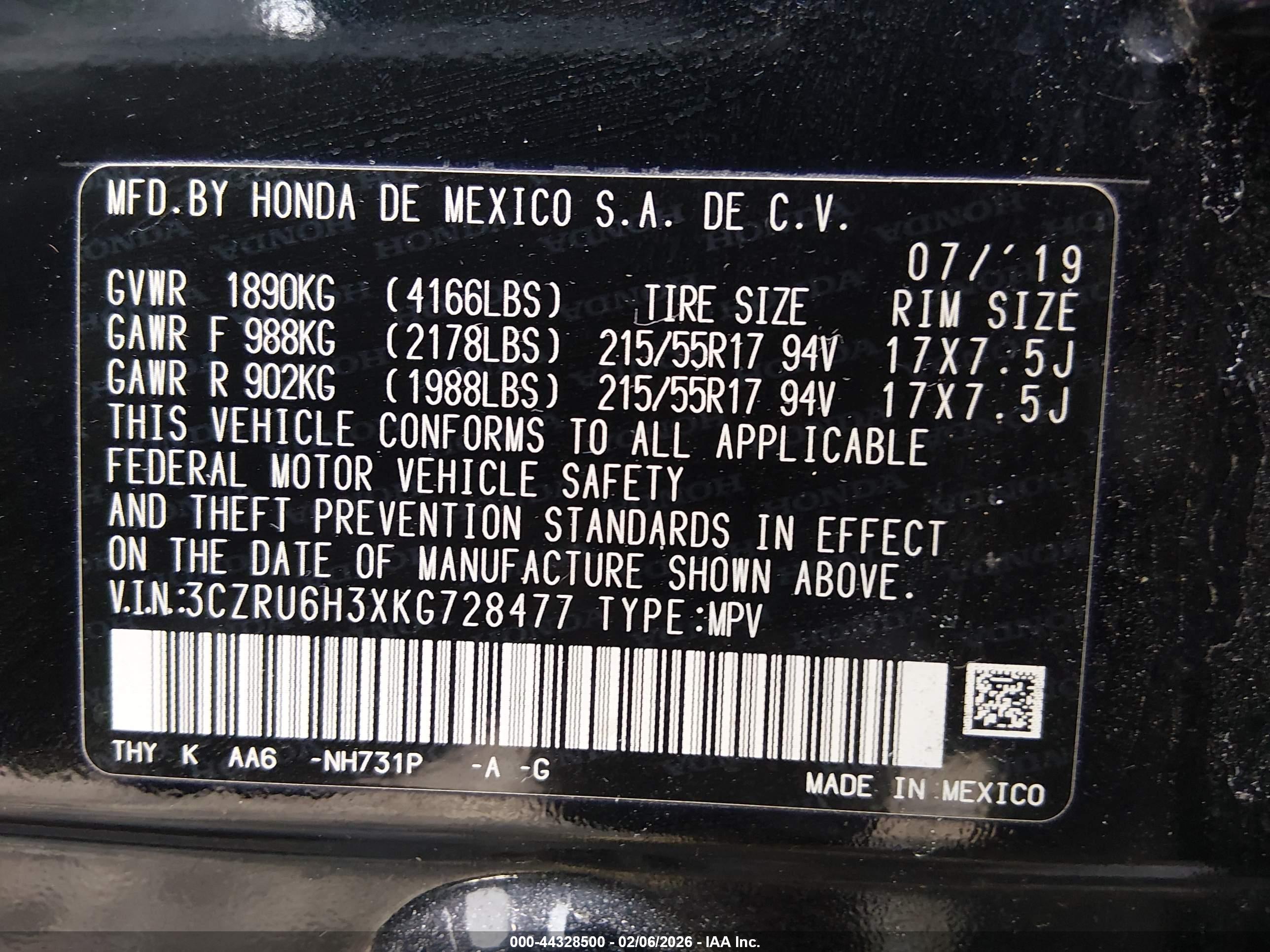 HONDA HR-V image 9