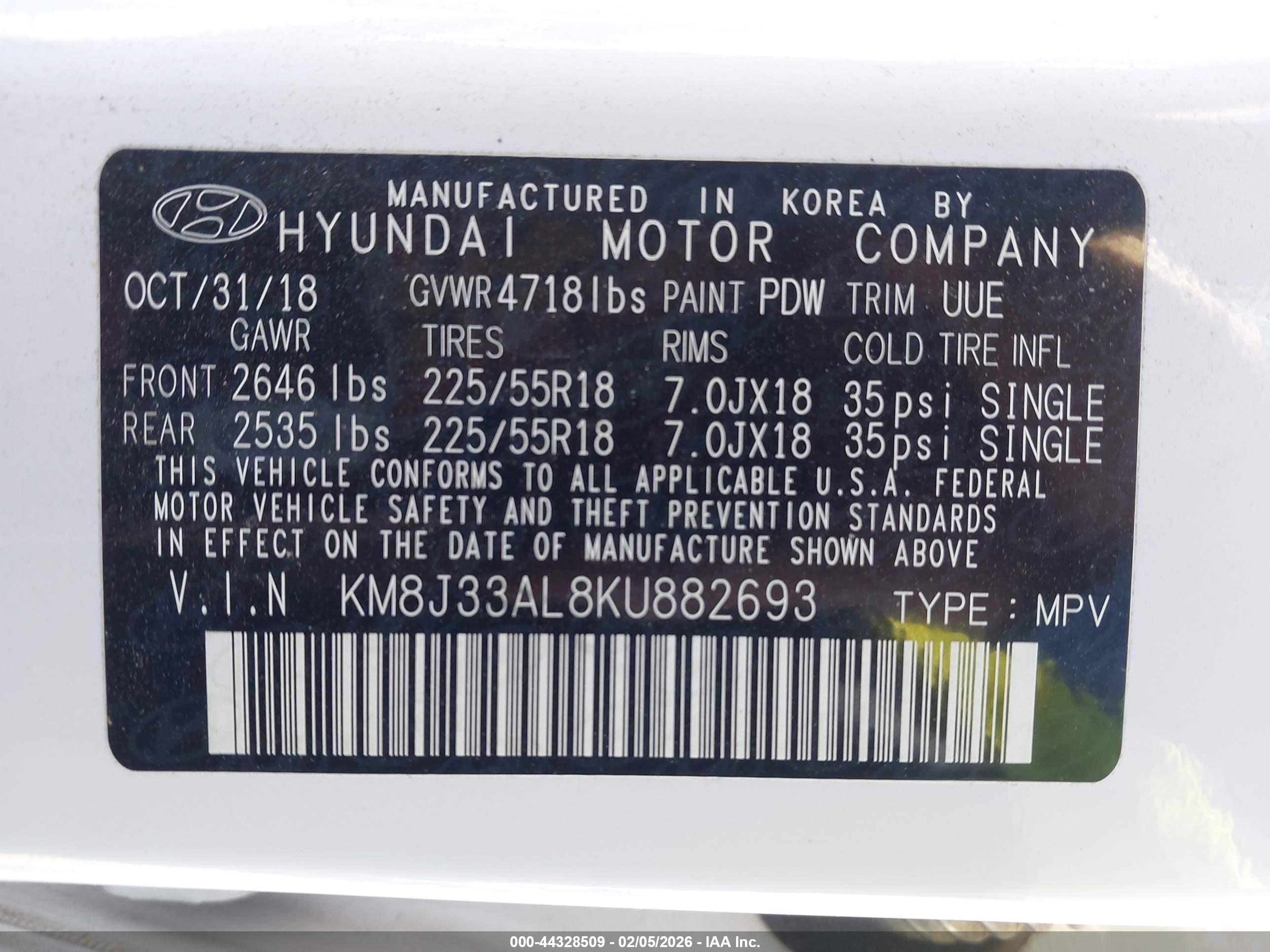 HYUNDAI TUCSON image 9