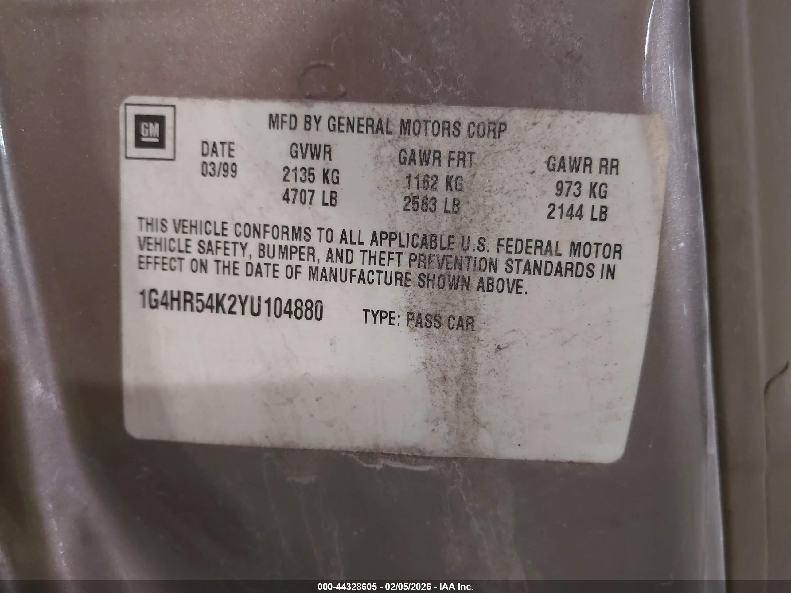 BUICK LESABRE image 9