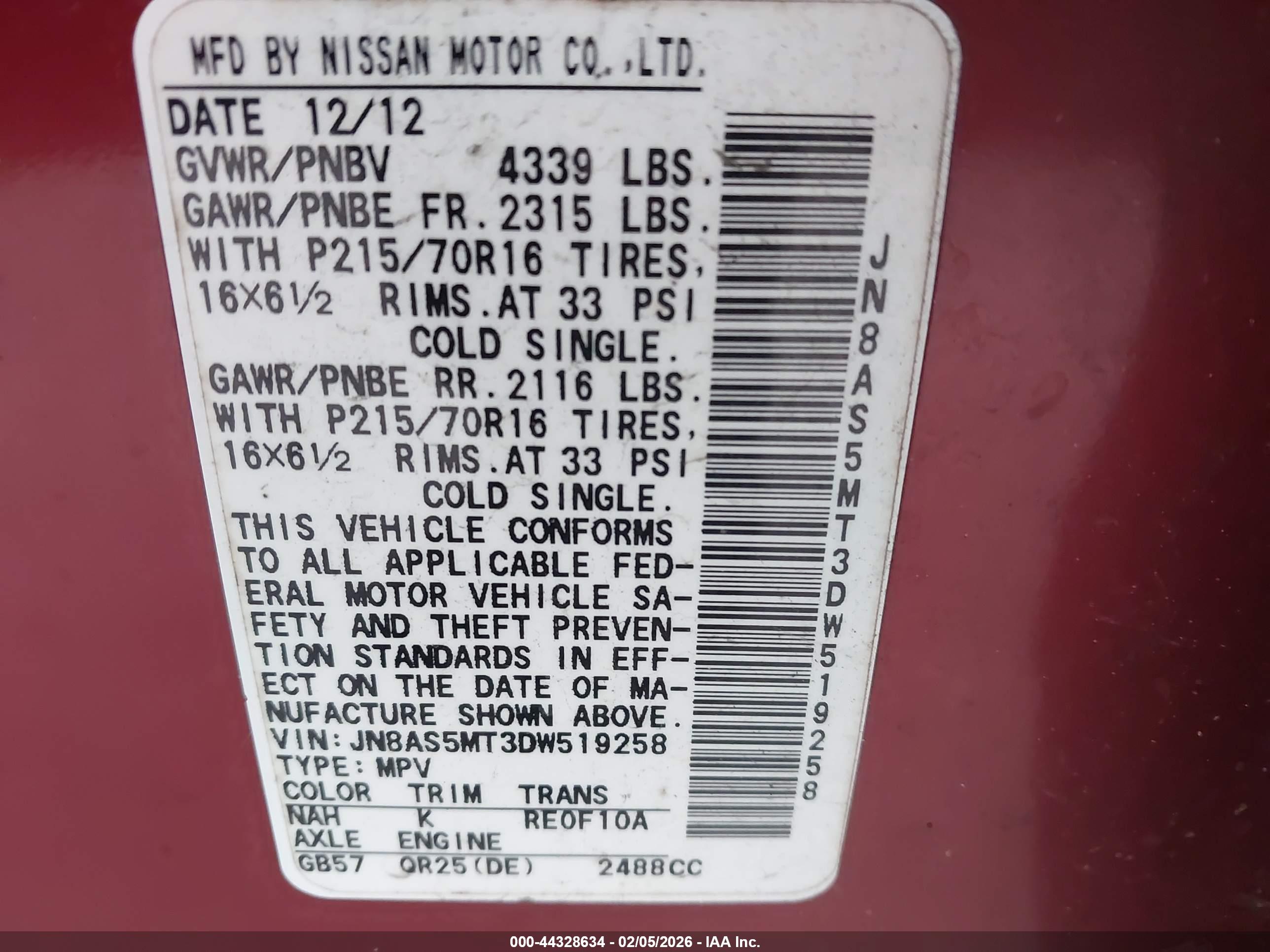 NISSAN ROGUE image 9