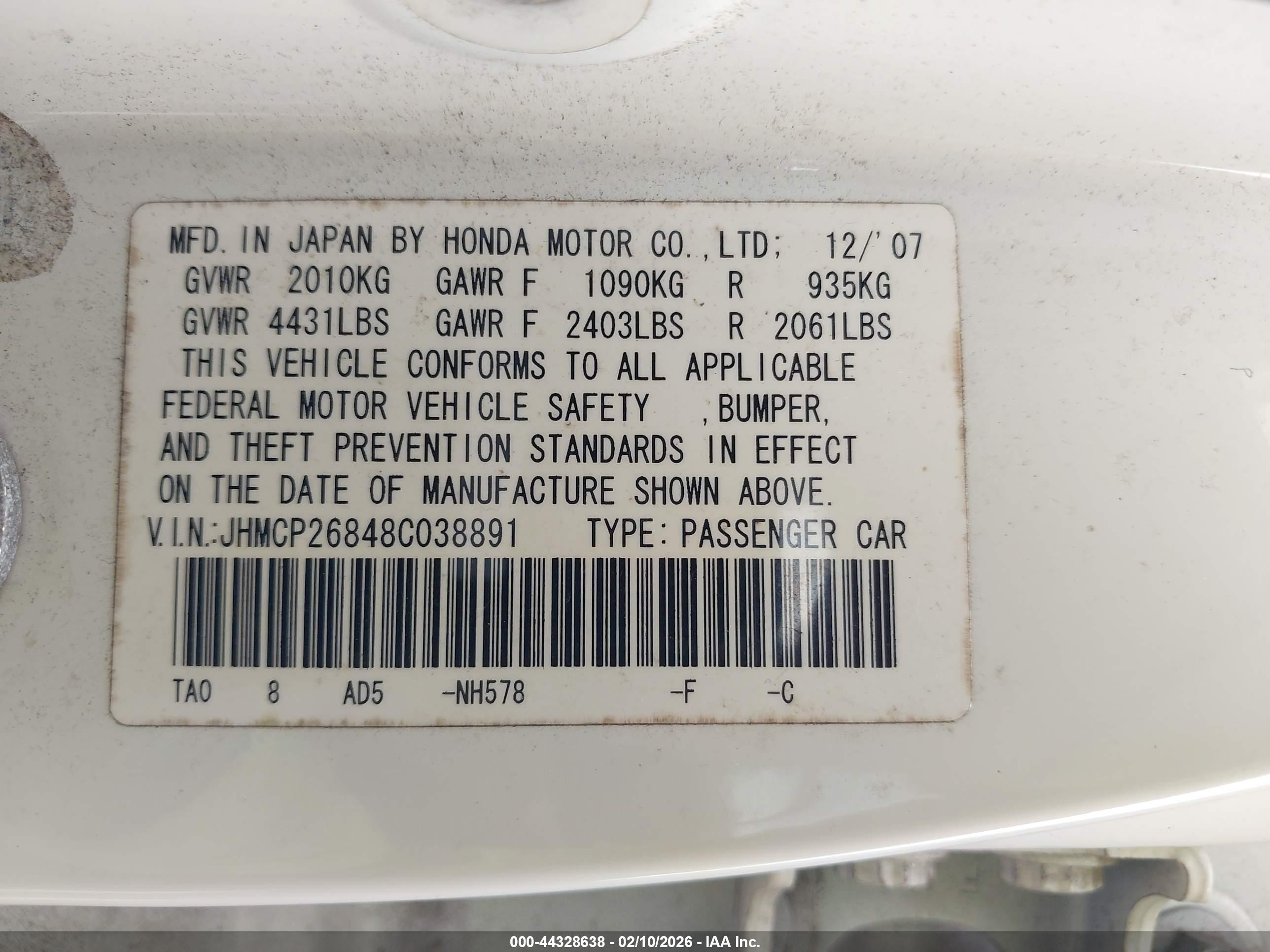 HONDA ACCORD image 9