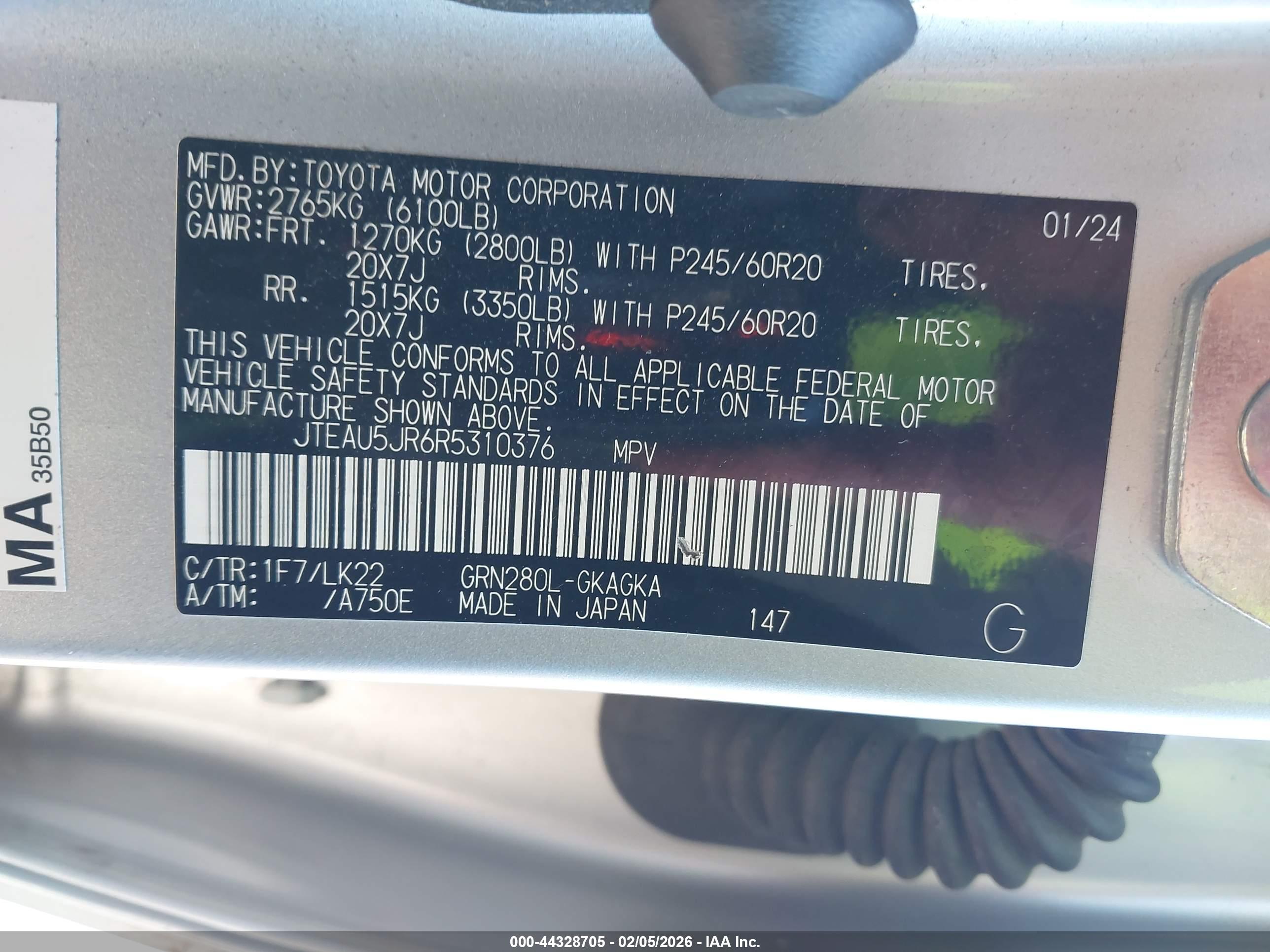 TOYOTA 4RUNNER image 9