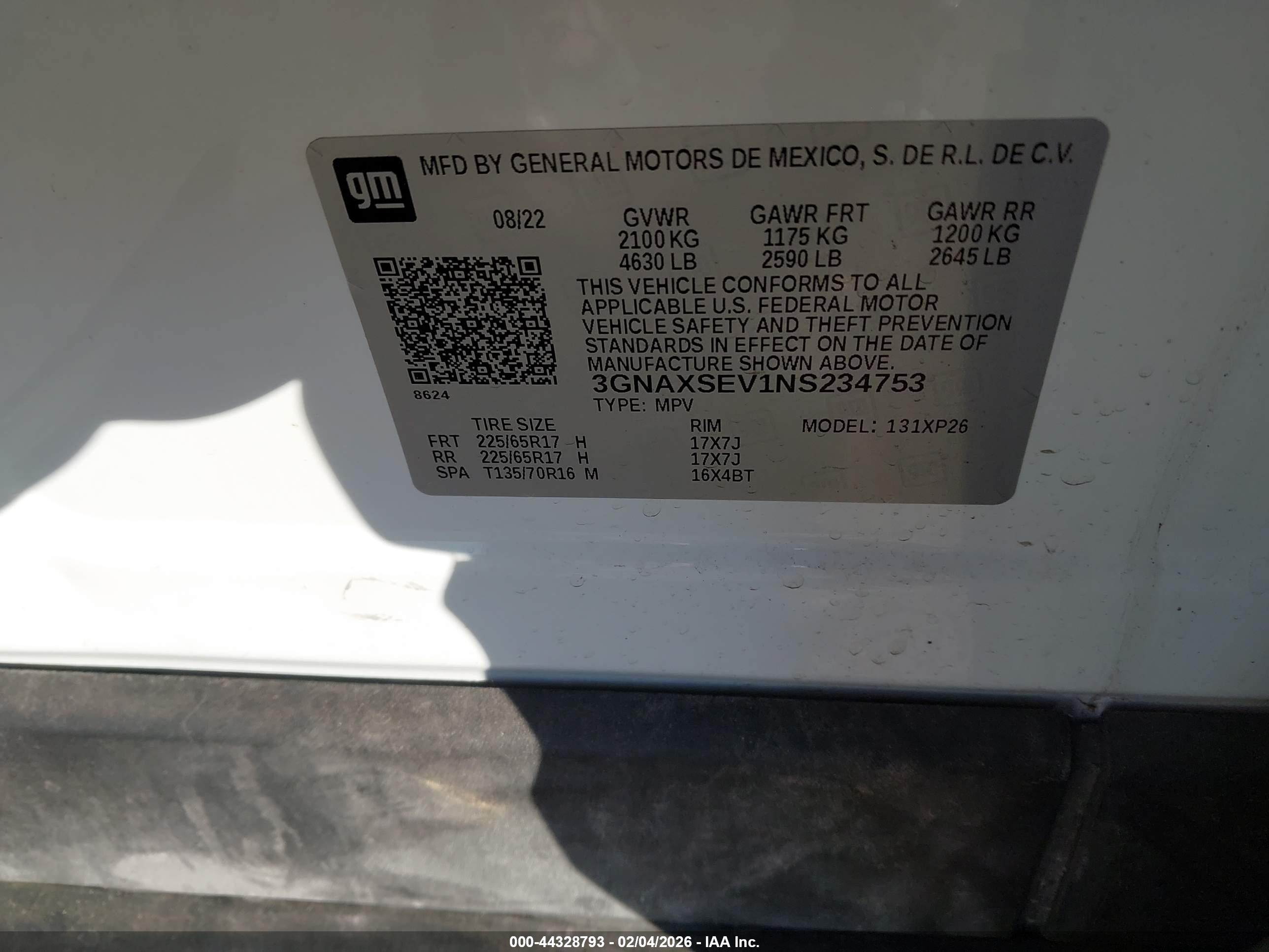 CHEVROLET EQUINOX image 9