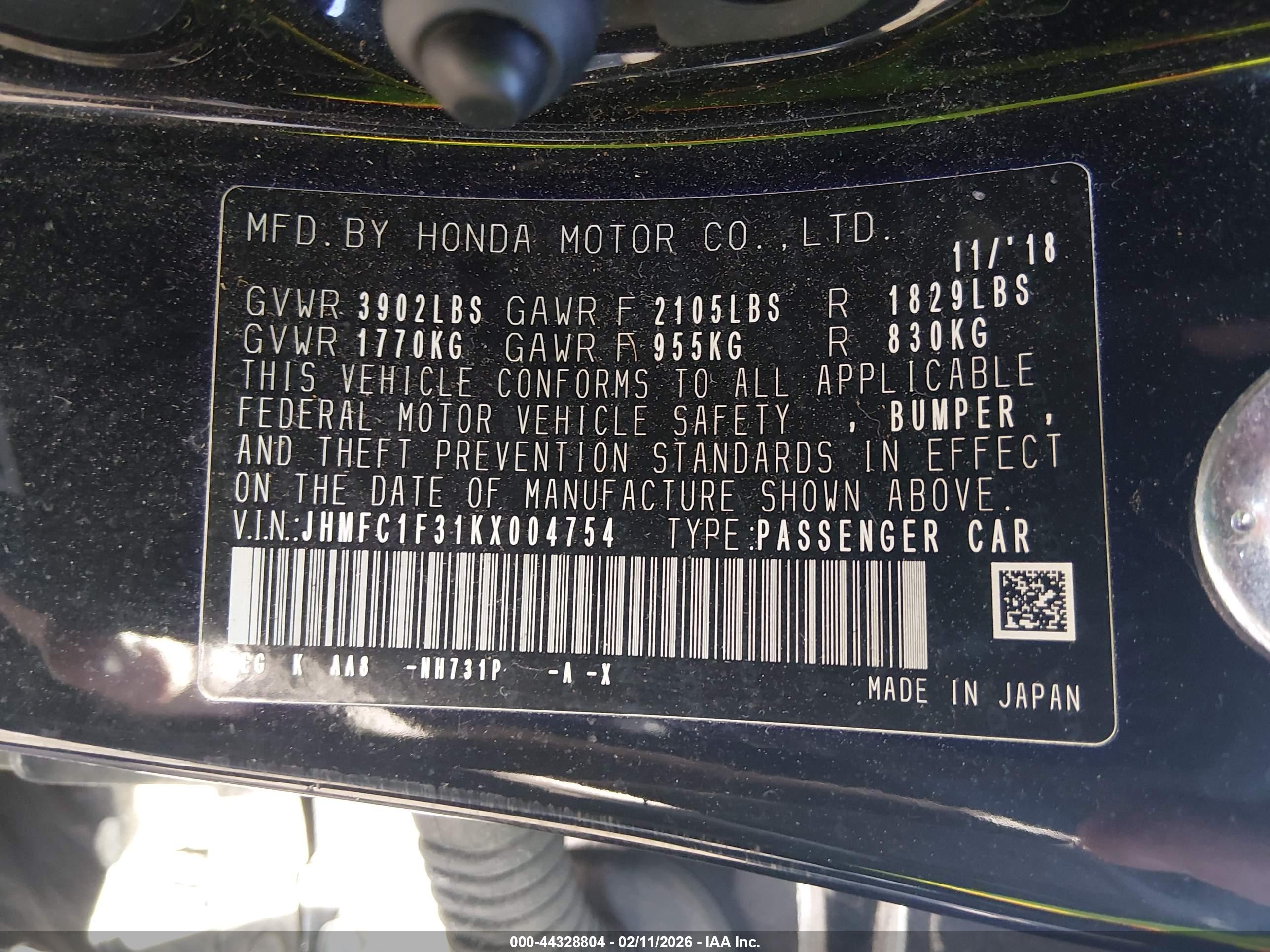 HONDA CIVIC image 9