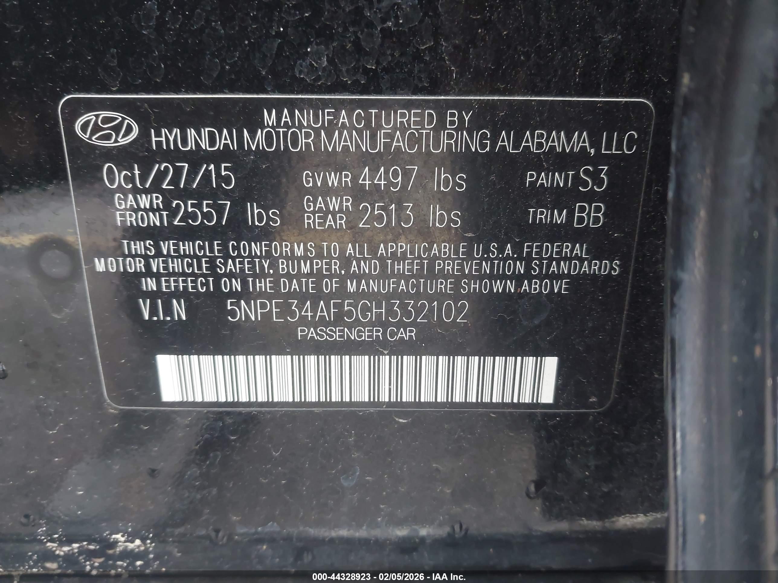 HYUNDAI SONATA image 9