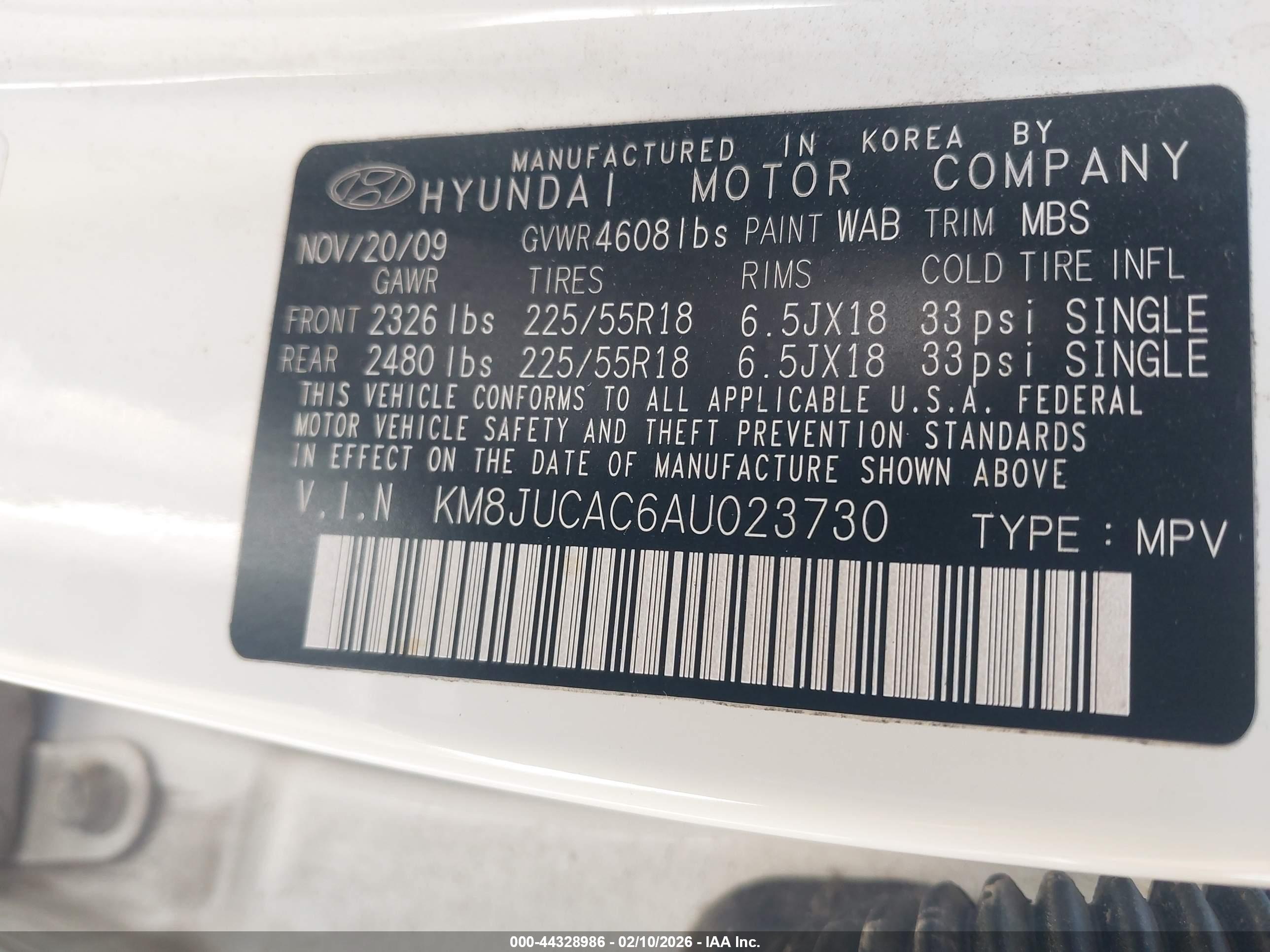 HYUNDAI TUCSON image 9
