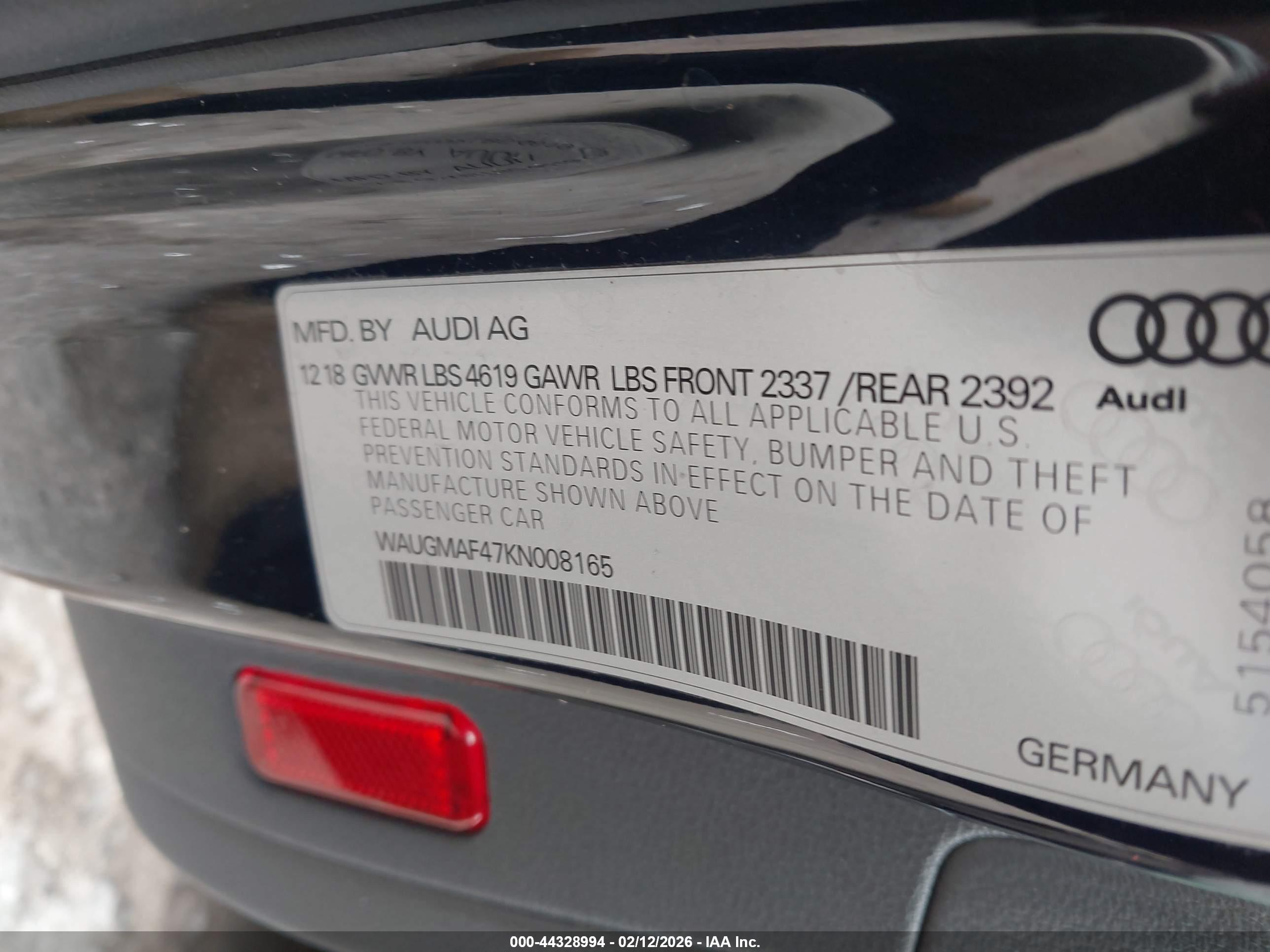 AUDI A4 image 9