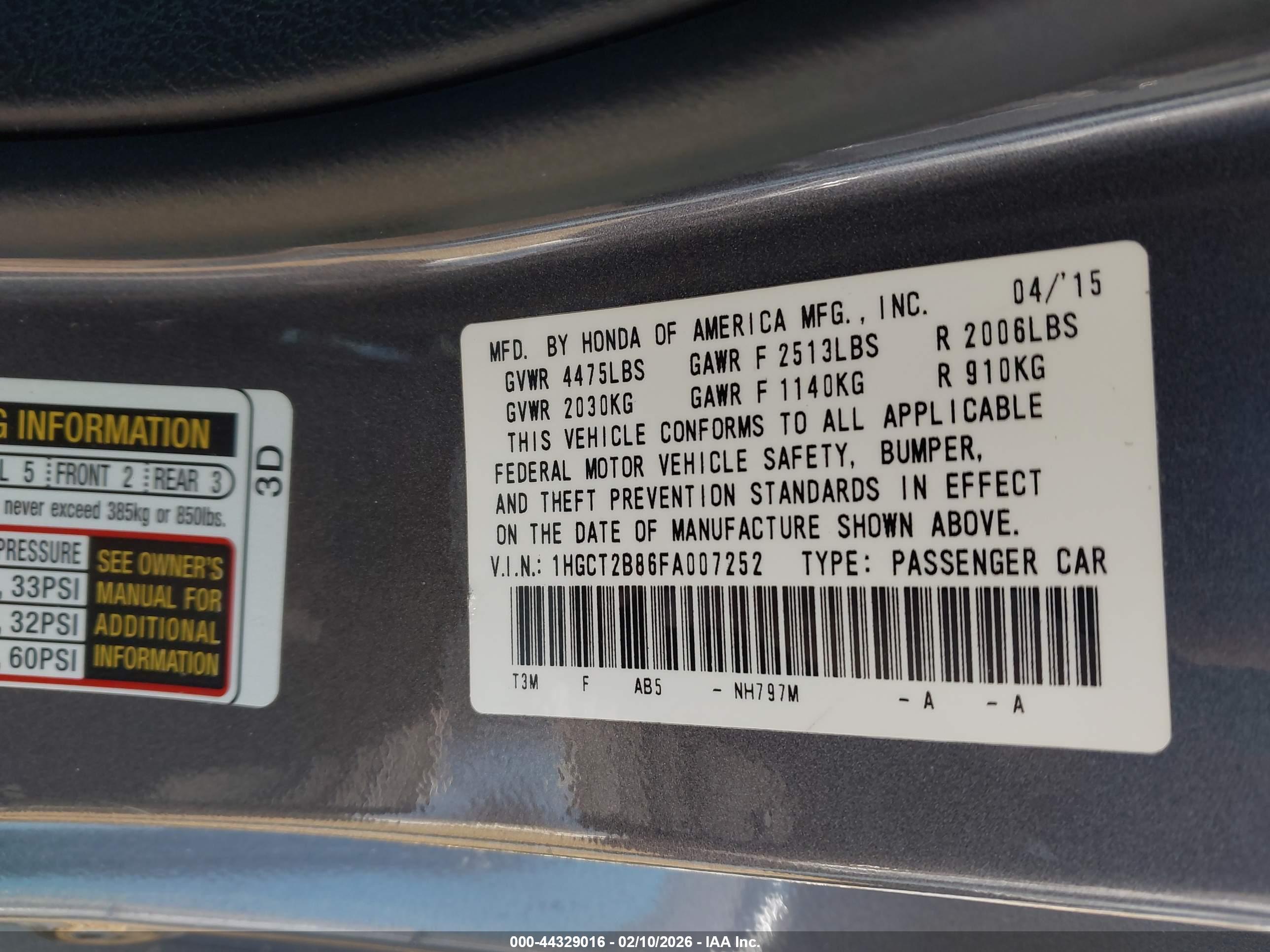 HONDA ACCORD image 9