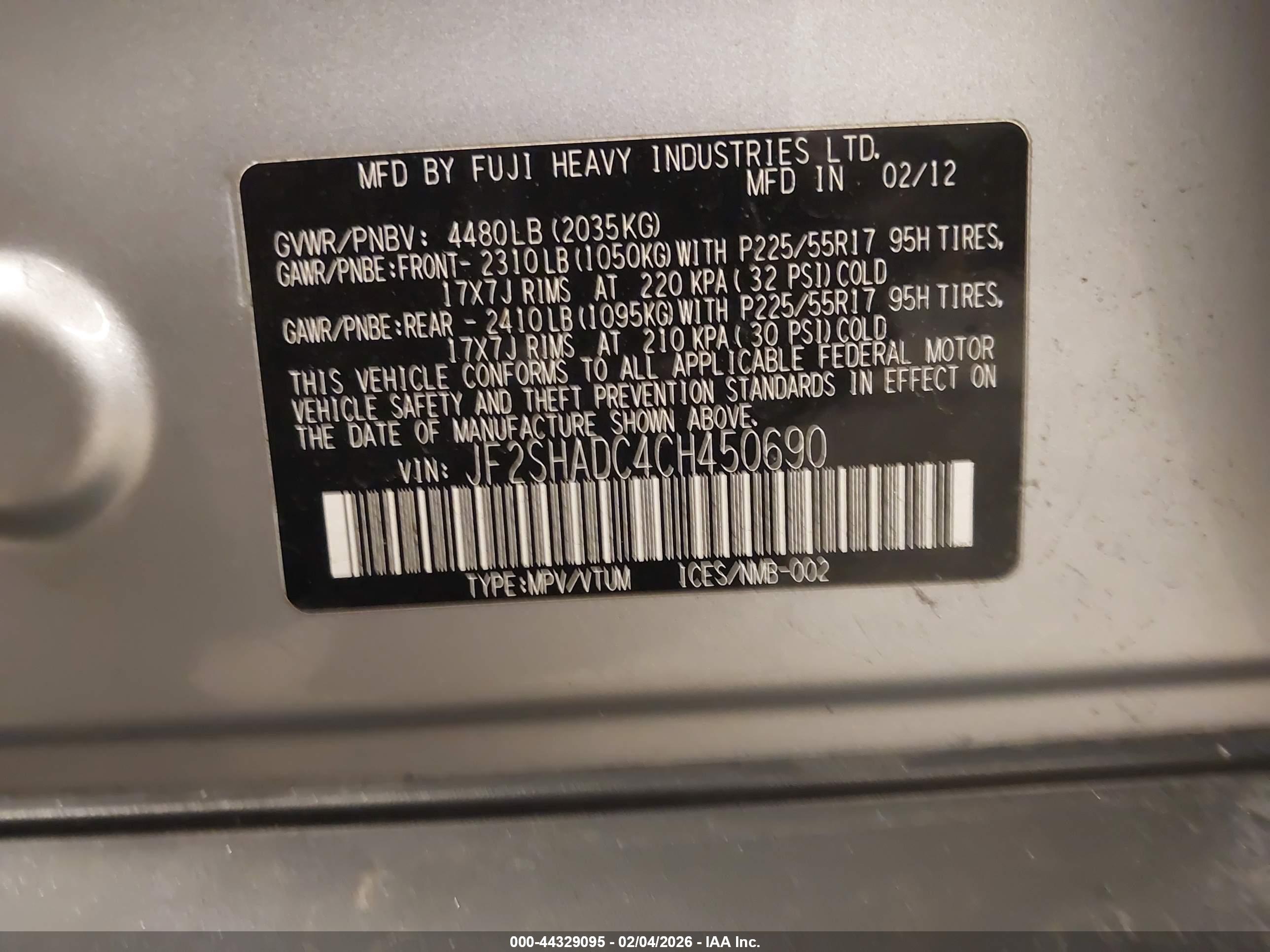 SUBARU FORESTER image 9