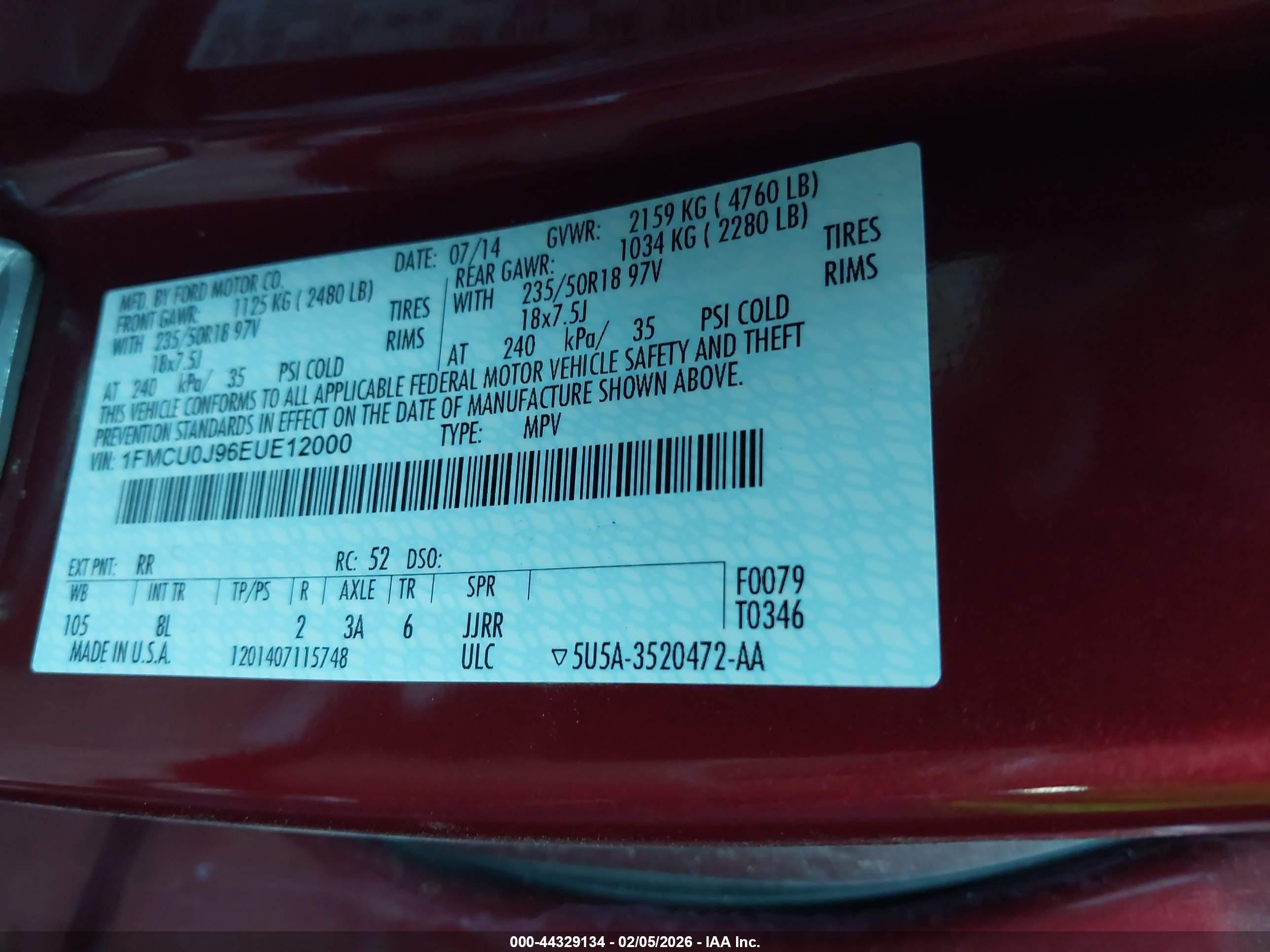 FORD ESCAPE image 9