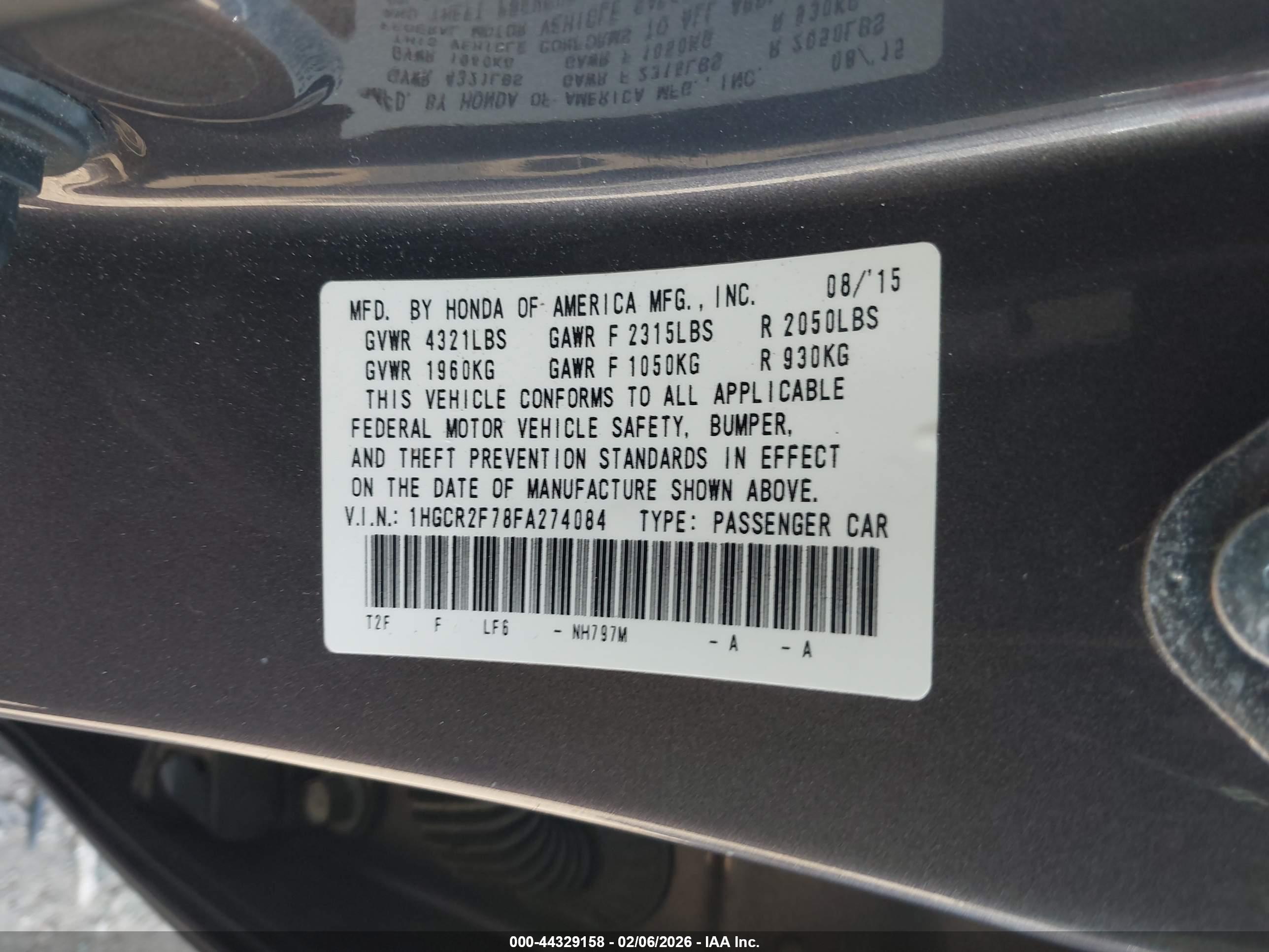 HONDA ACCORD image 9