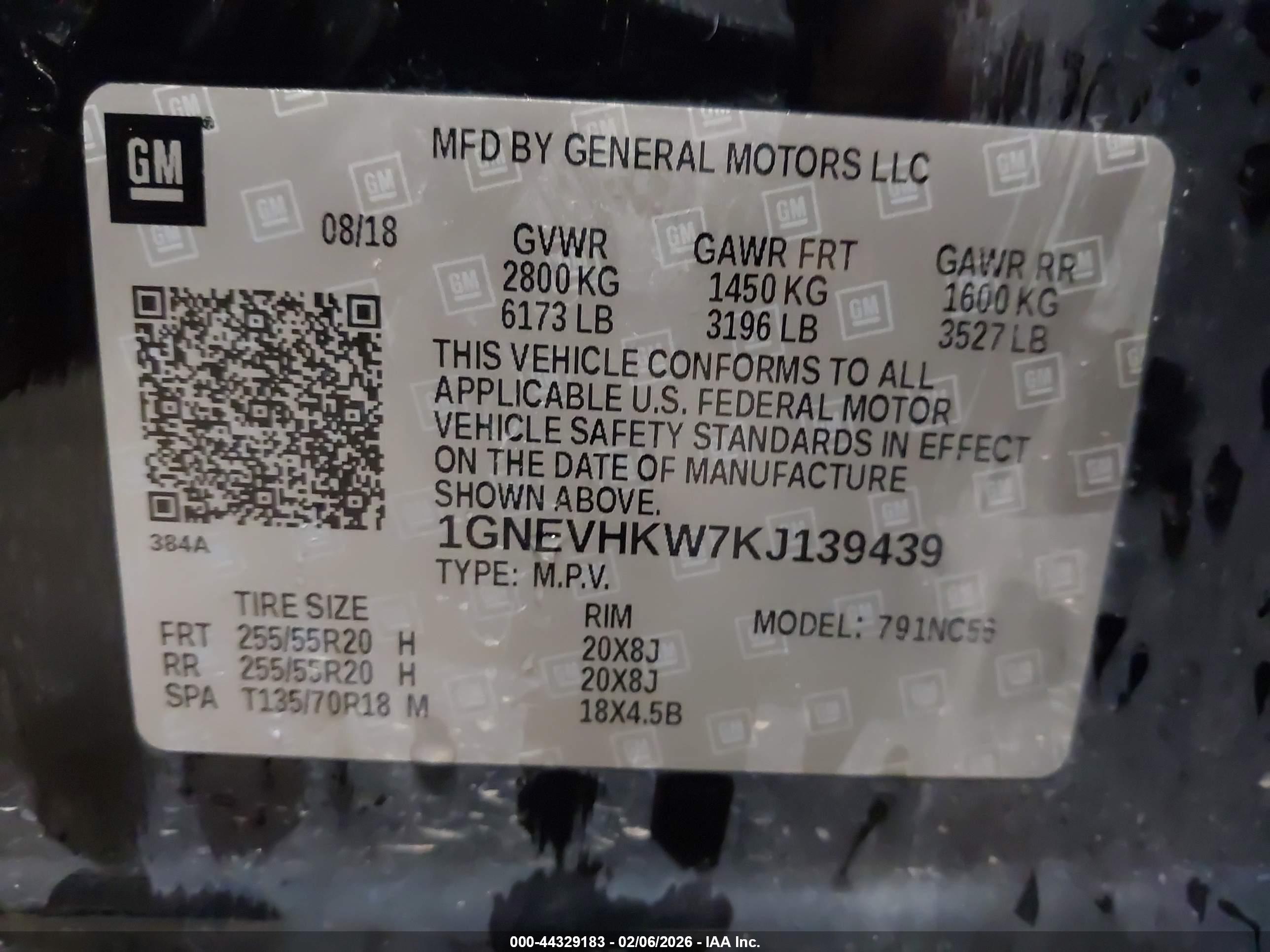 CHEVROLET TRAVERSE image 9