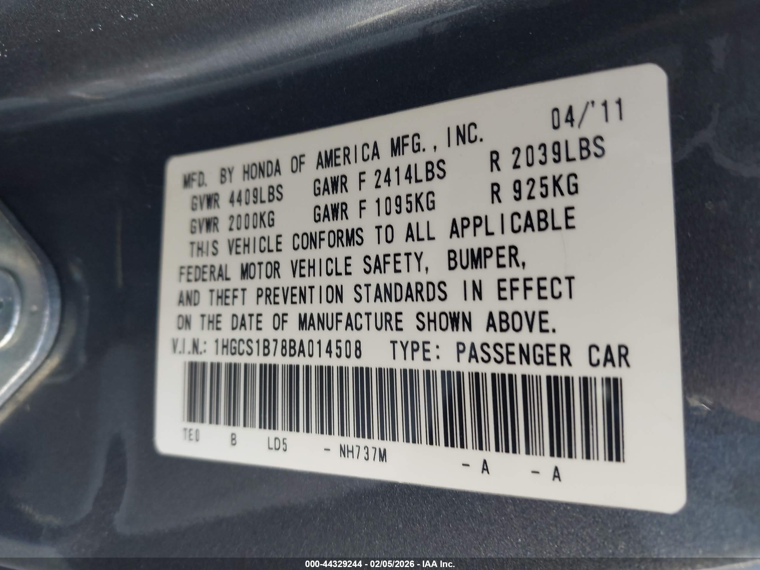 HONDA ACCORD image 9