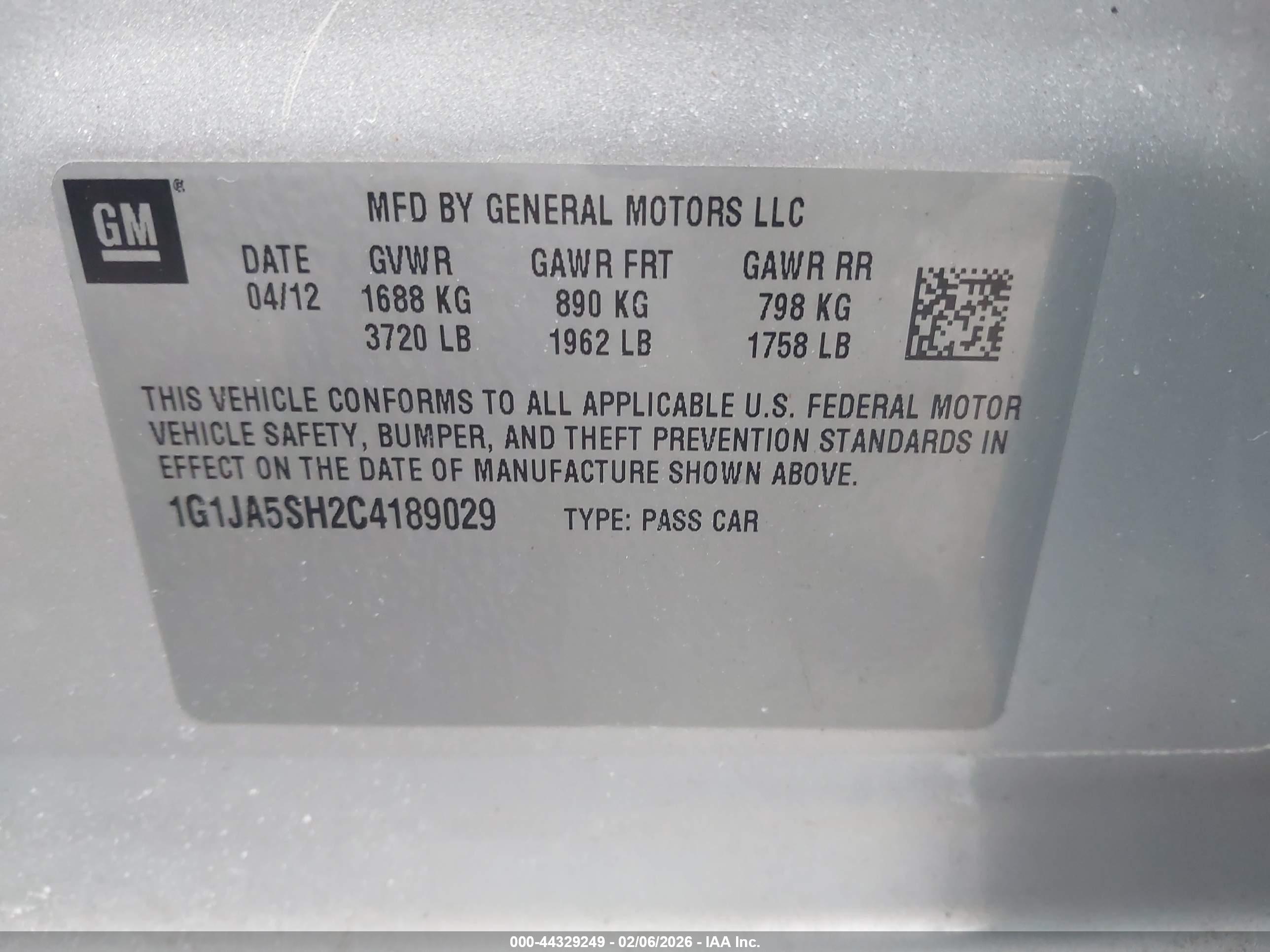CHEVROLET SONIC image 9