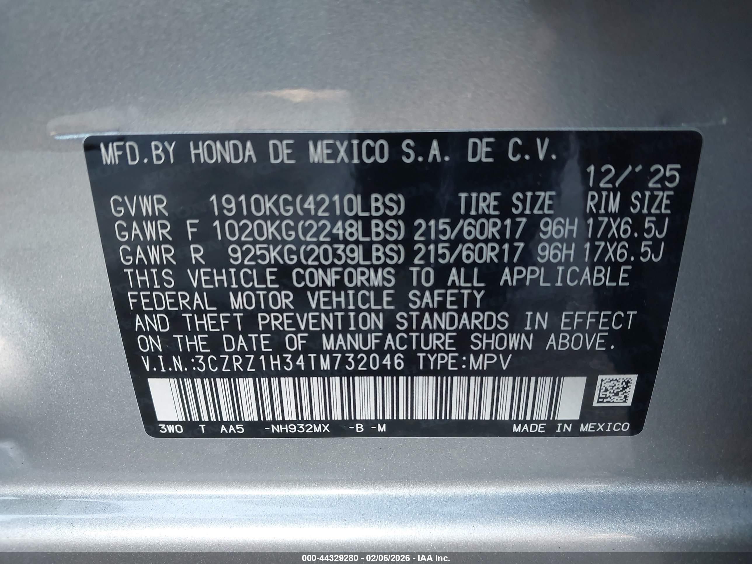 HONDA HR-V image 9