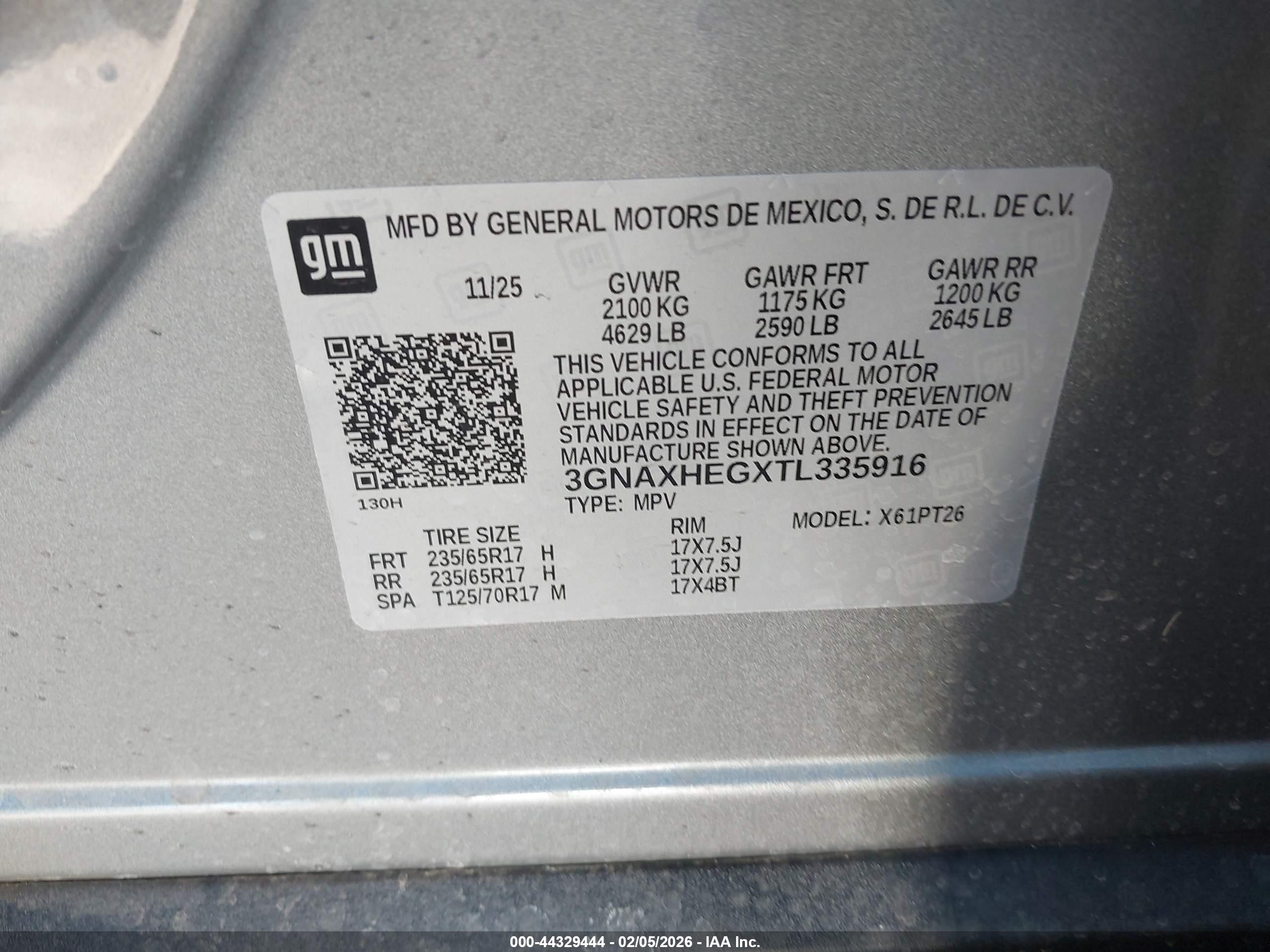 CHEVROLET EQUINOX image 9