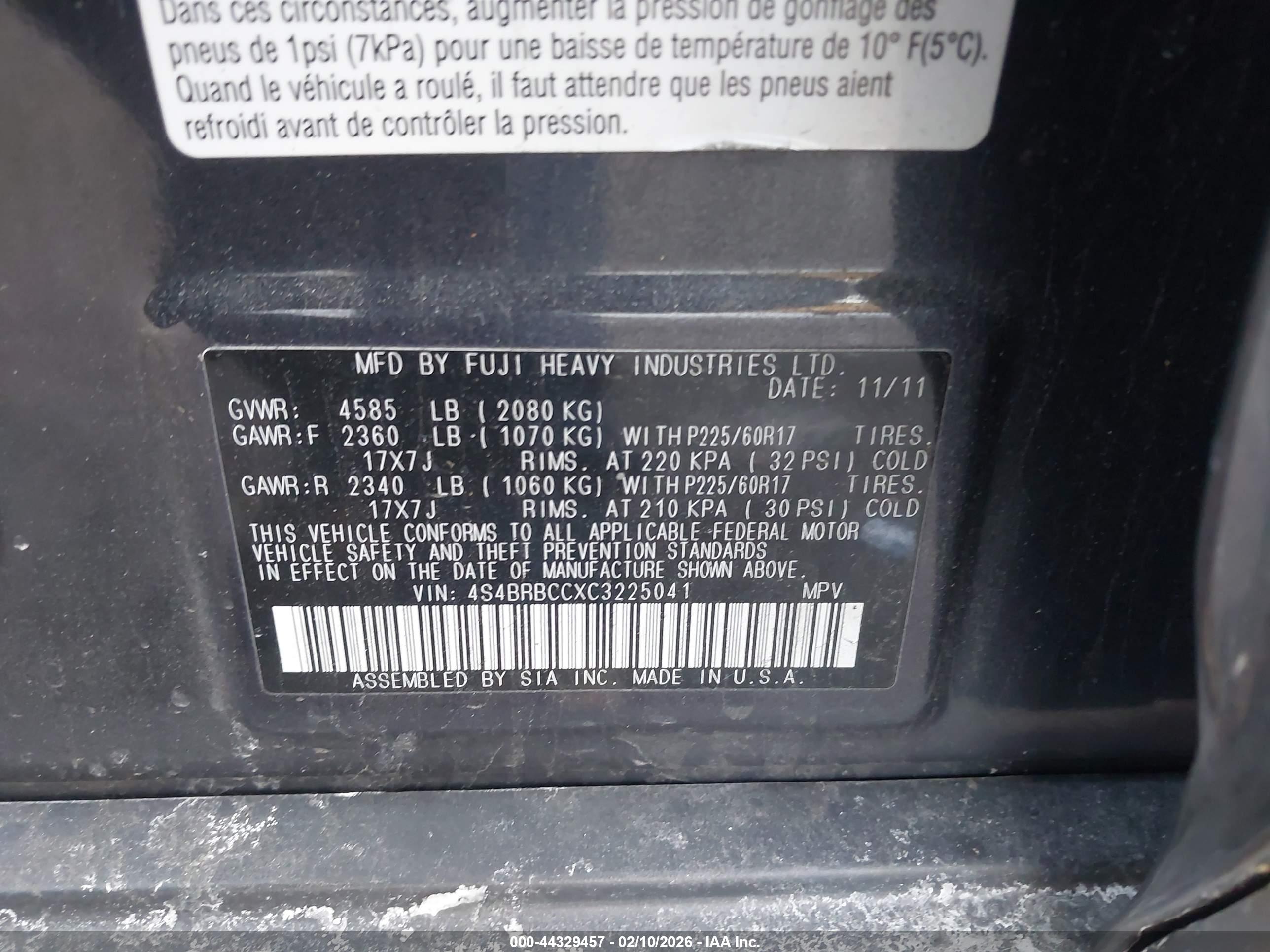 SUBARU OUTBACK image 9