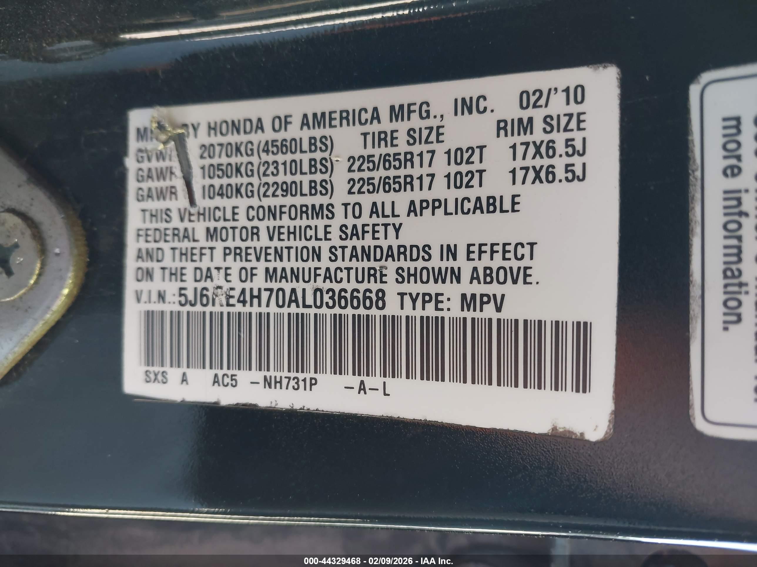 HONDA CR-V image 9