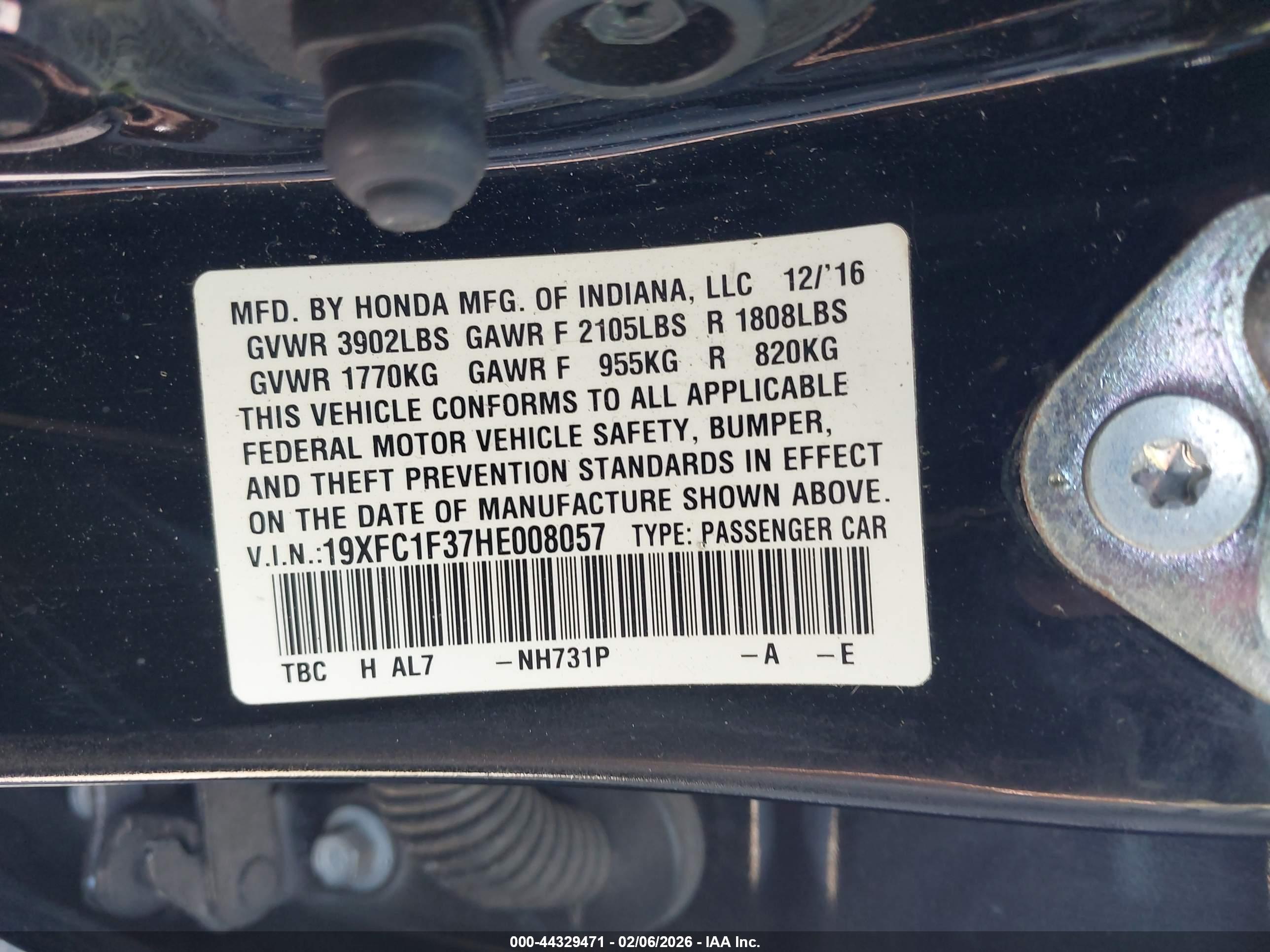 HONDA CIVIC image 9