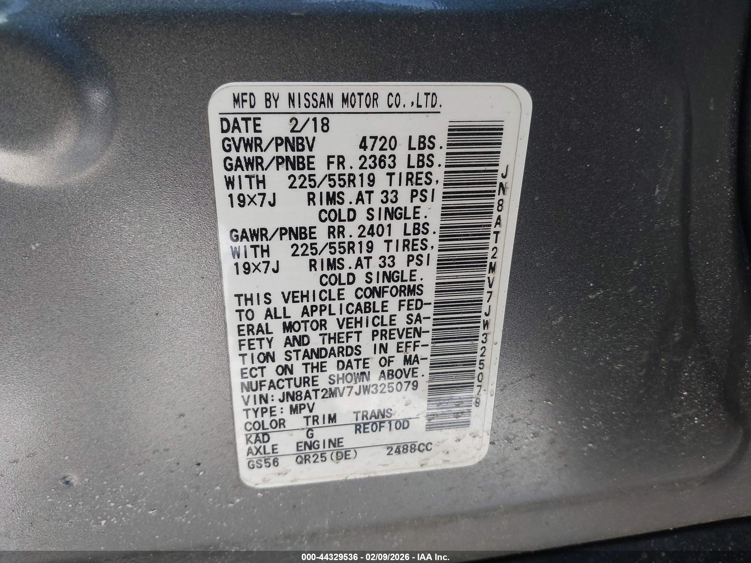 NISSAN ROGUE image 9