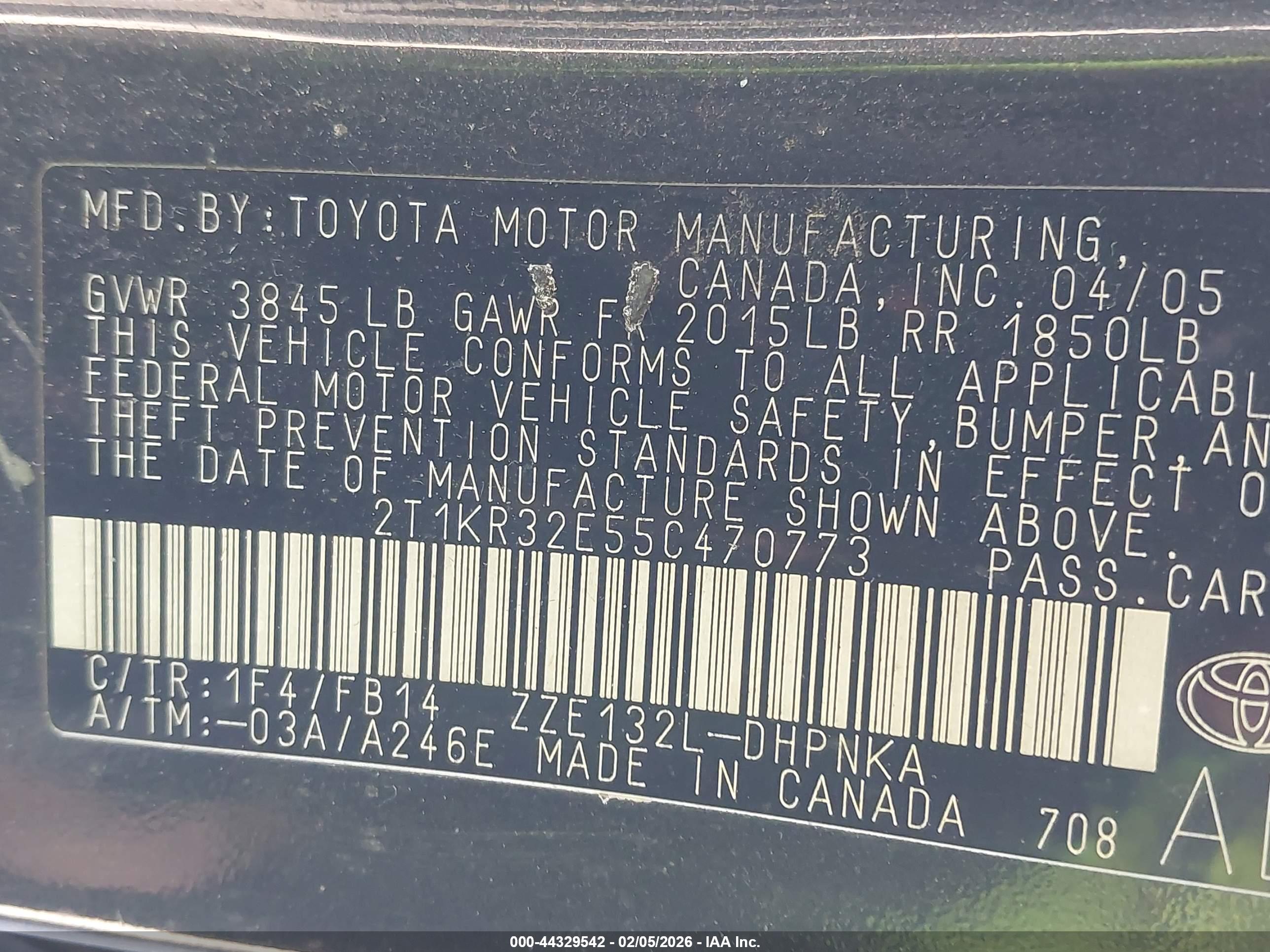 TOYOTA MATRIX image 9