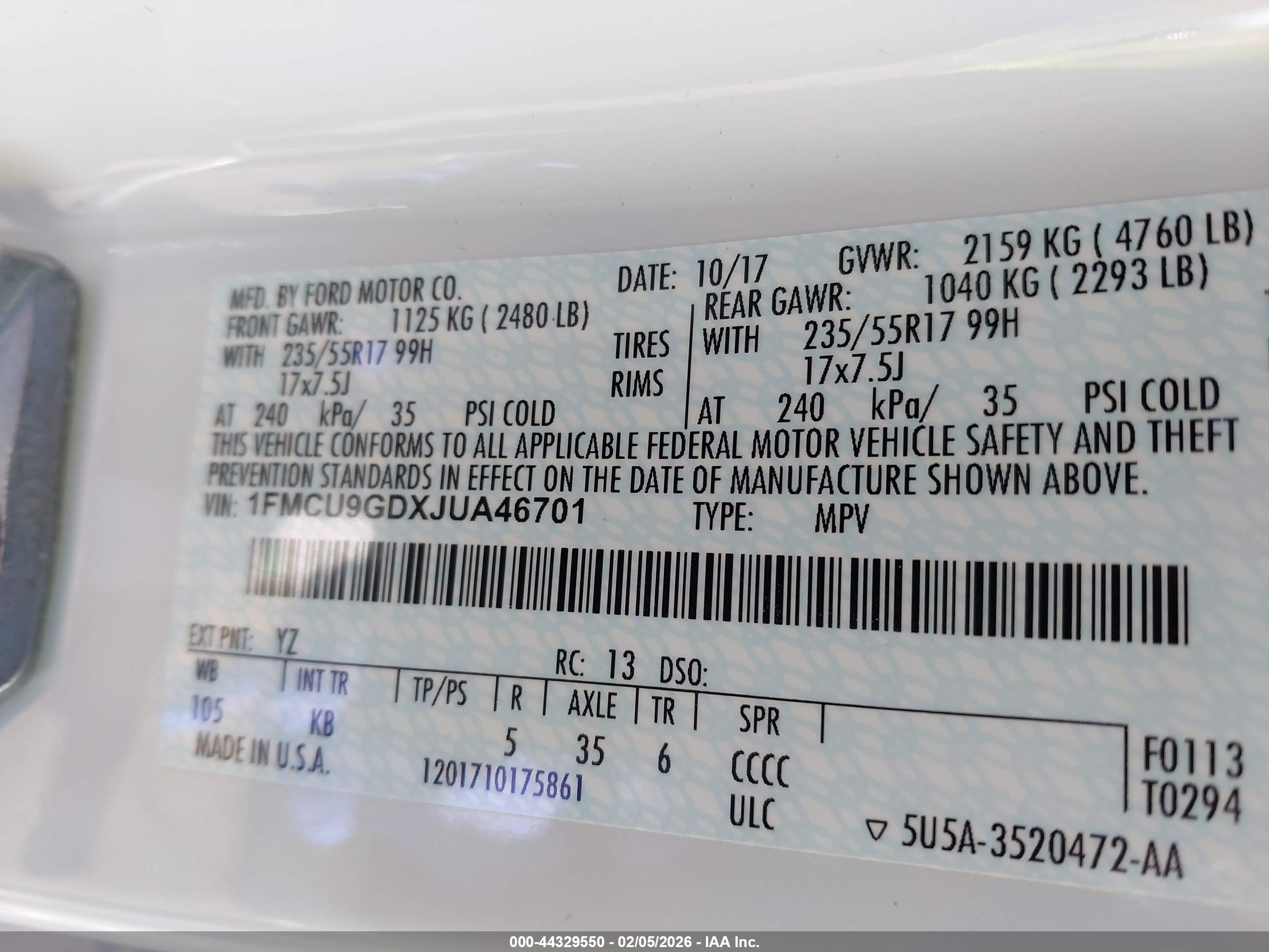 FORD ESCAPE image 9